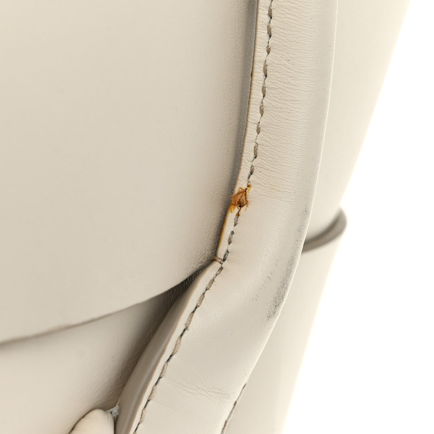 French Calfskin Maxi Intrecciato Small Arco Bianco