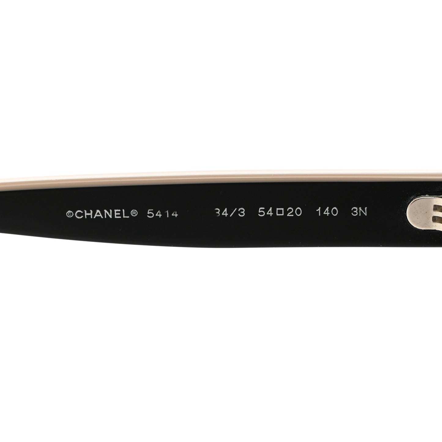 Acetate CC Butterfly Sunglasses 5414 Black Beige