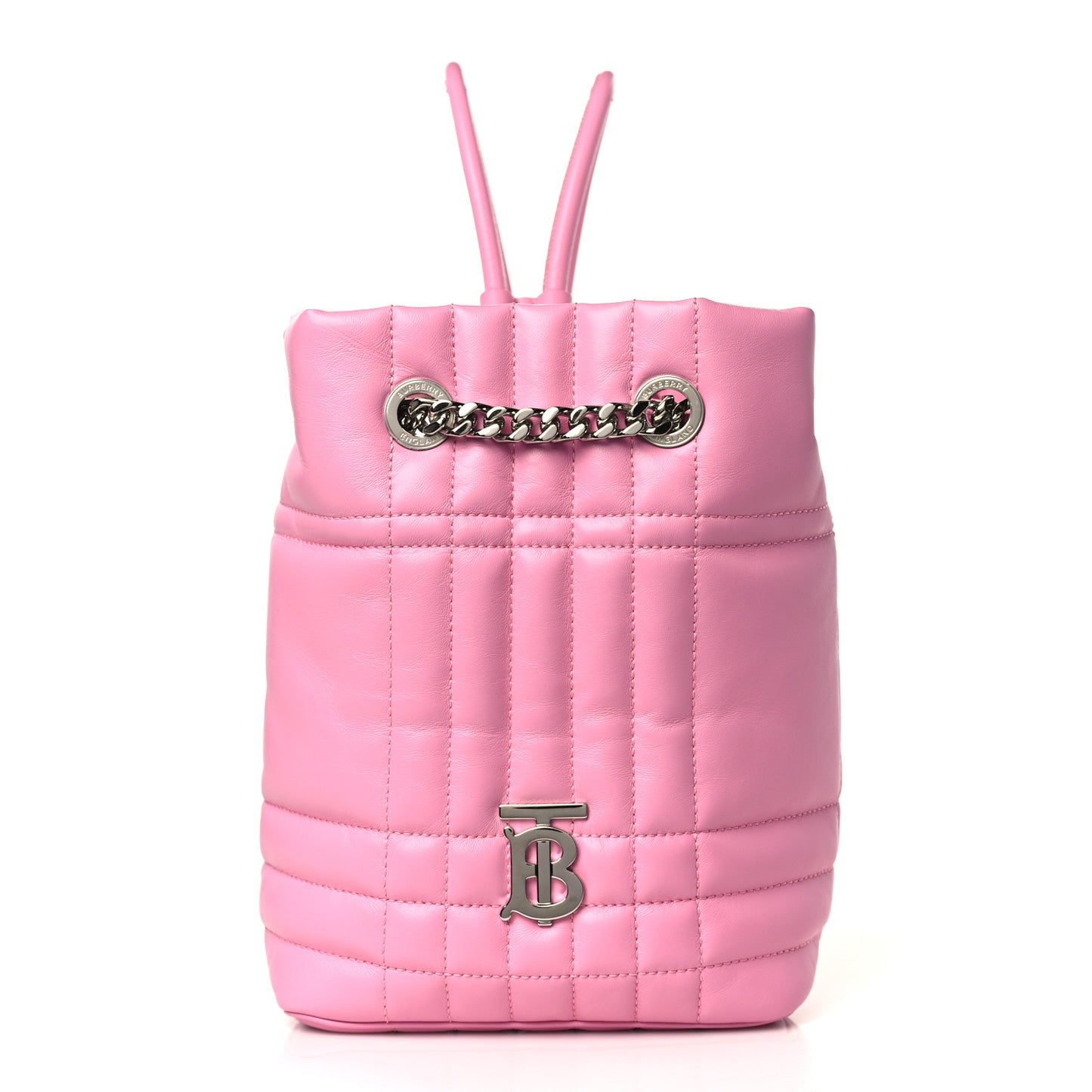 Lambskin Quilted Mini Lola Backpack Primrose Pink