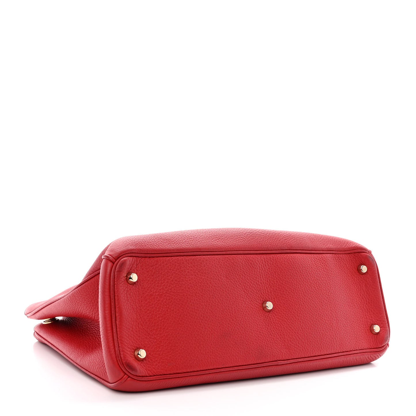 Smooth Calfskin Large Diorissimo Tote Red