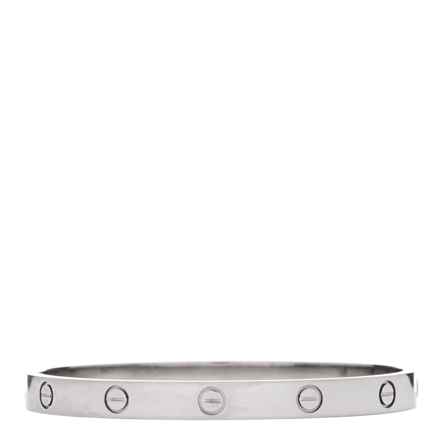 18K White Gold LOVE Bracelet 18