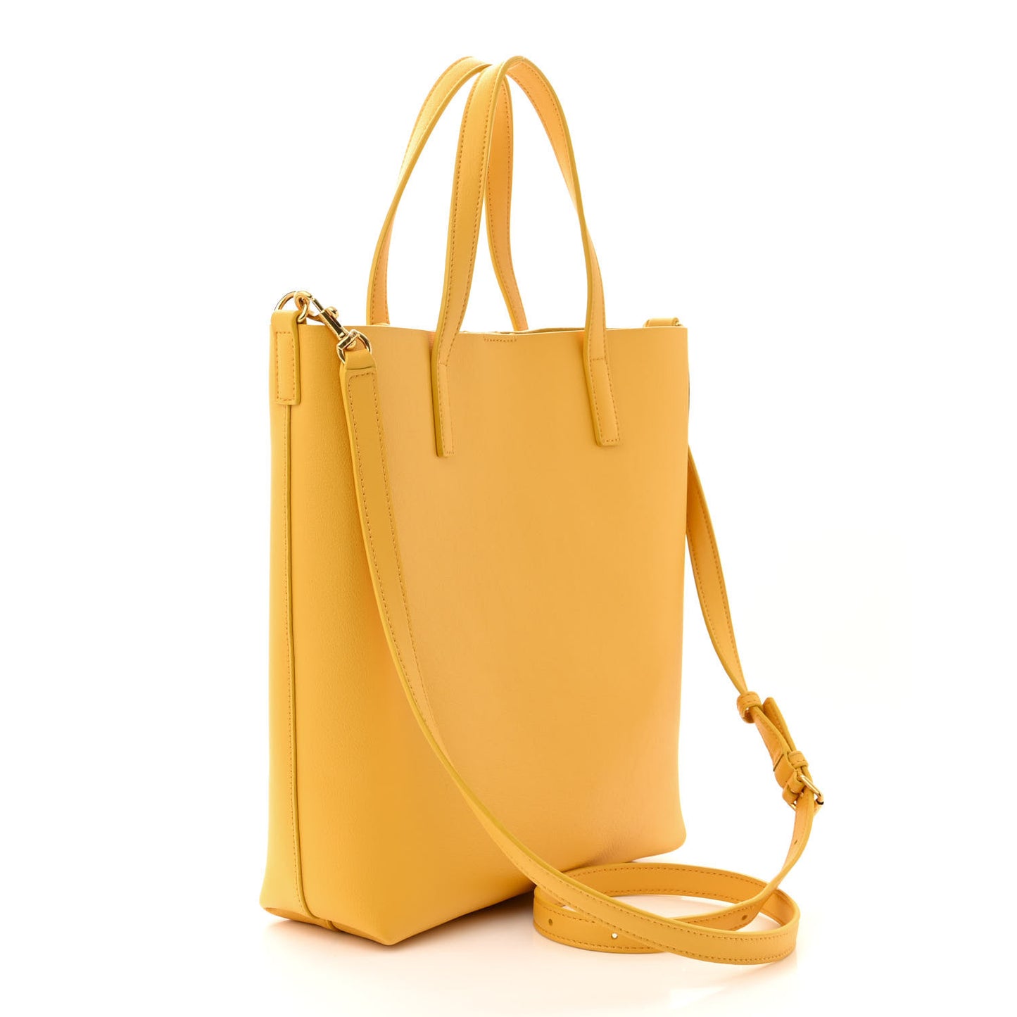 Calfskin Toy Shopping Tote Yellow