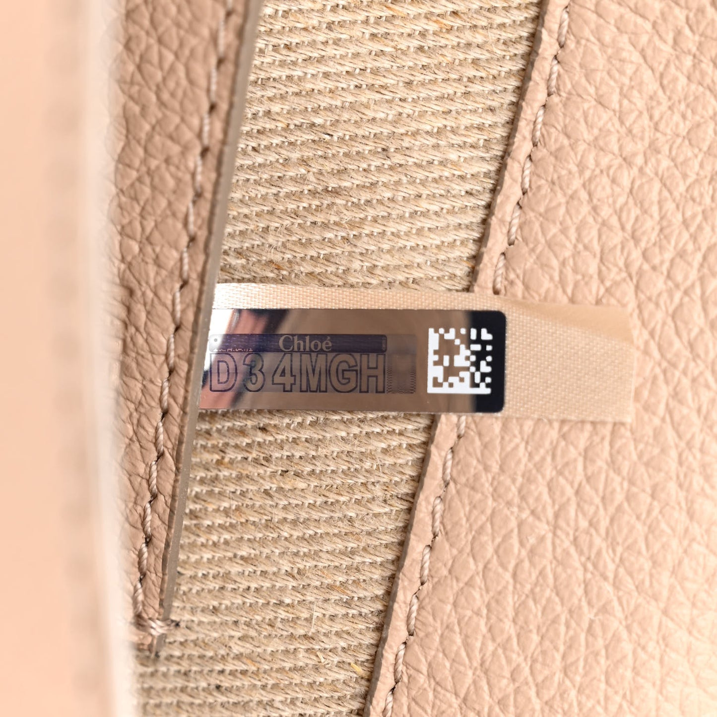 Grained Calfskin Medium Marcie Saddle Bag Nomad Beige