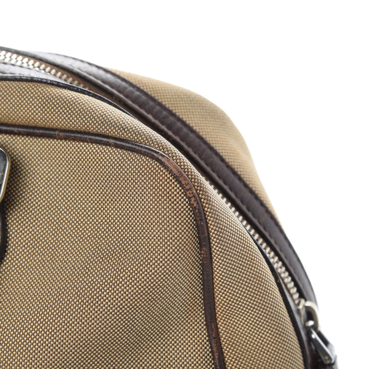 Jacquard Logo Bauletto Corda Bruciato