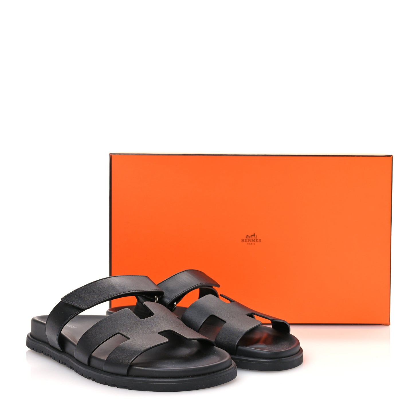 Calfskin Womens Chypre Sandals 41 Black