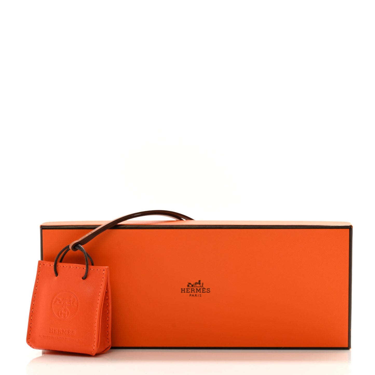 Milo Lambskin Swift Shopping Bag Charm Feu Gold