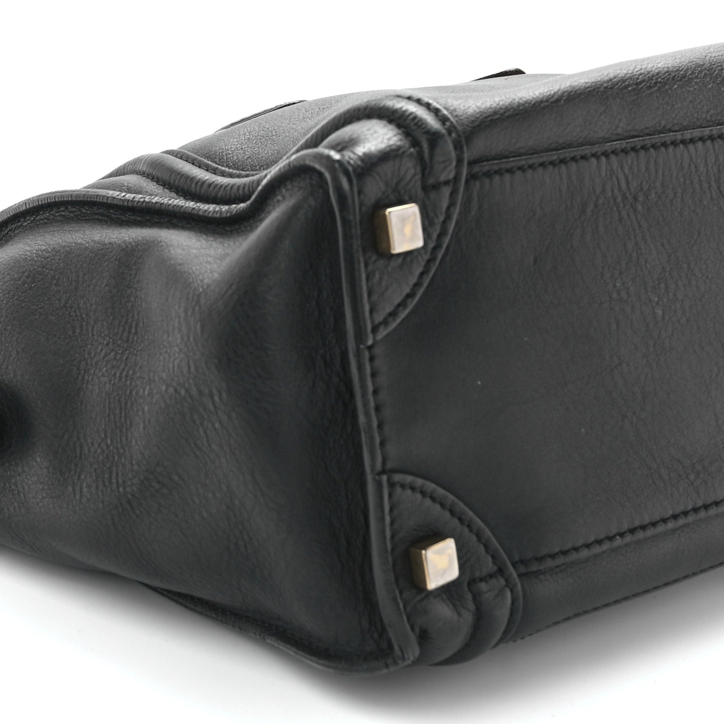 Smooth Calfskin Micro Luggage Black