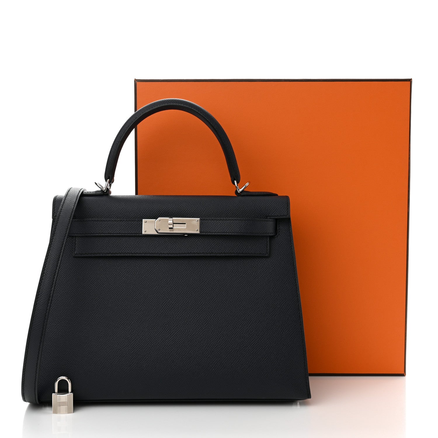 Hermes Epsom Kelly Sellier 28 Bleu Indigo 13 of 13
