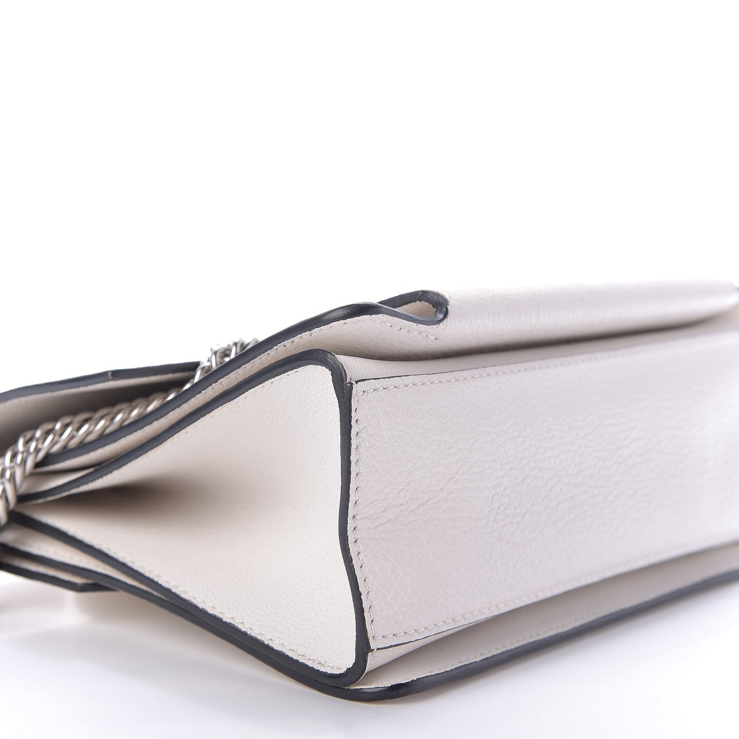 Goatskin Small GV3 Shoulder Bag White