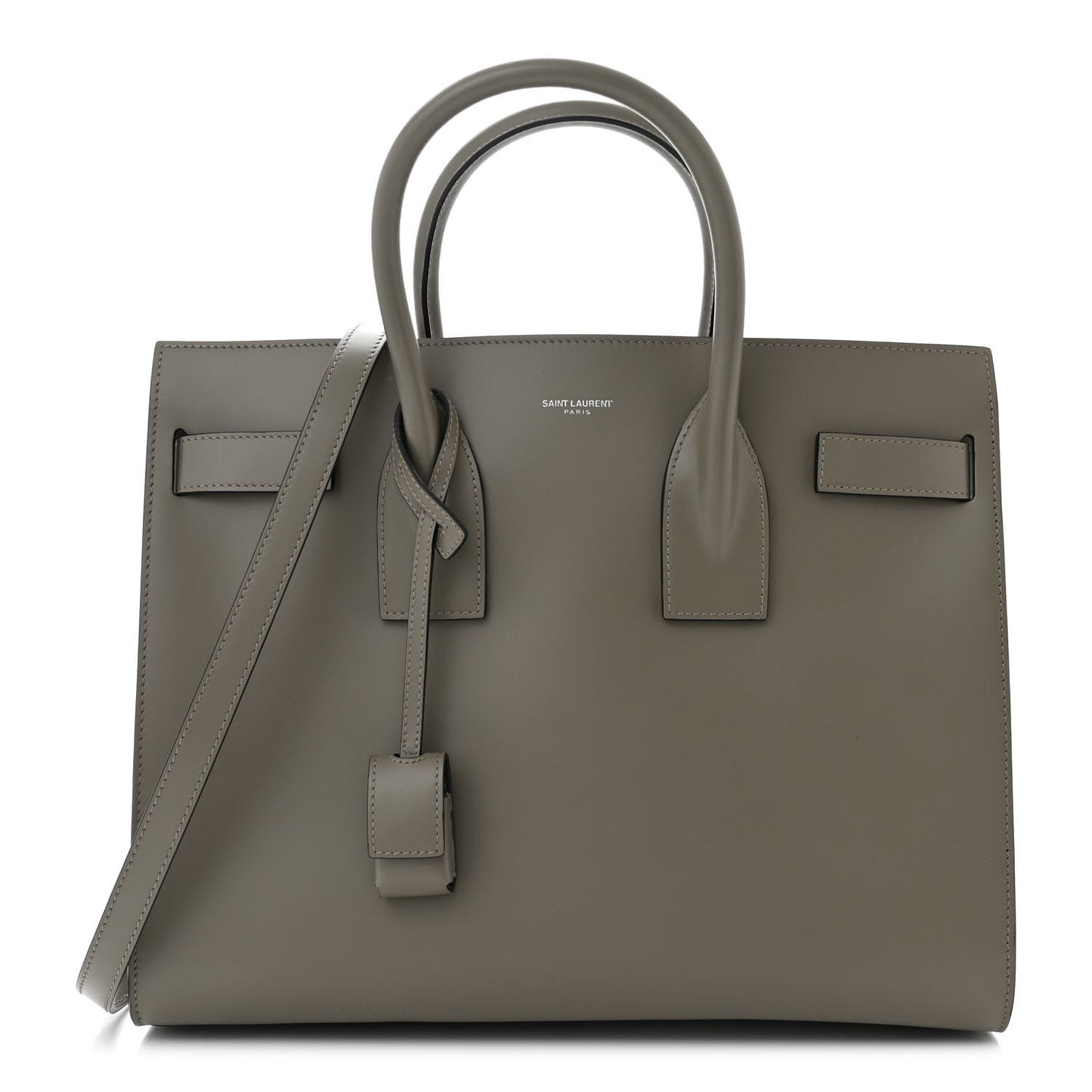 Smooth Calfskin Small Sac De Jour Kaki Militaire