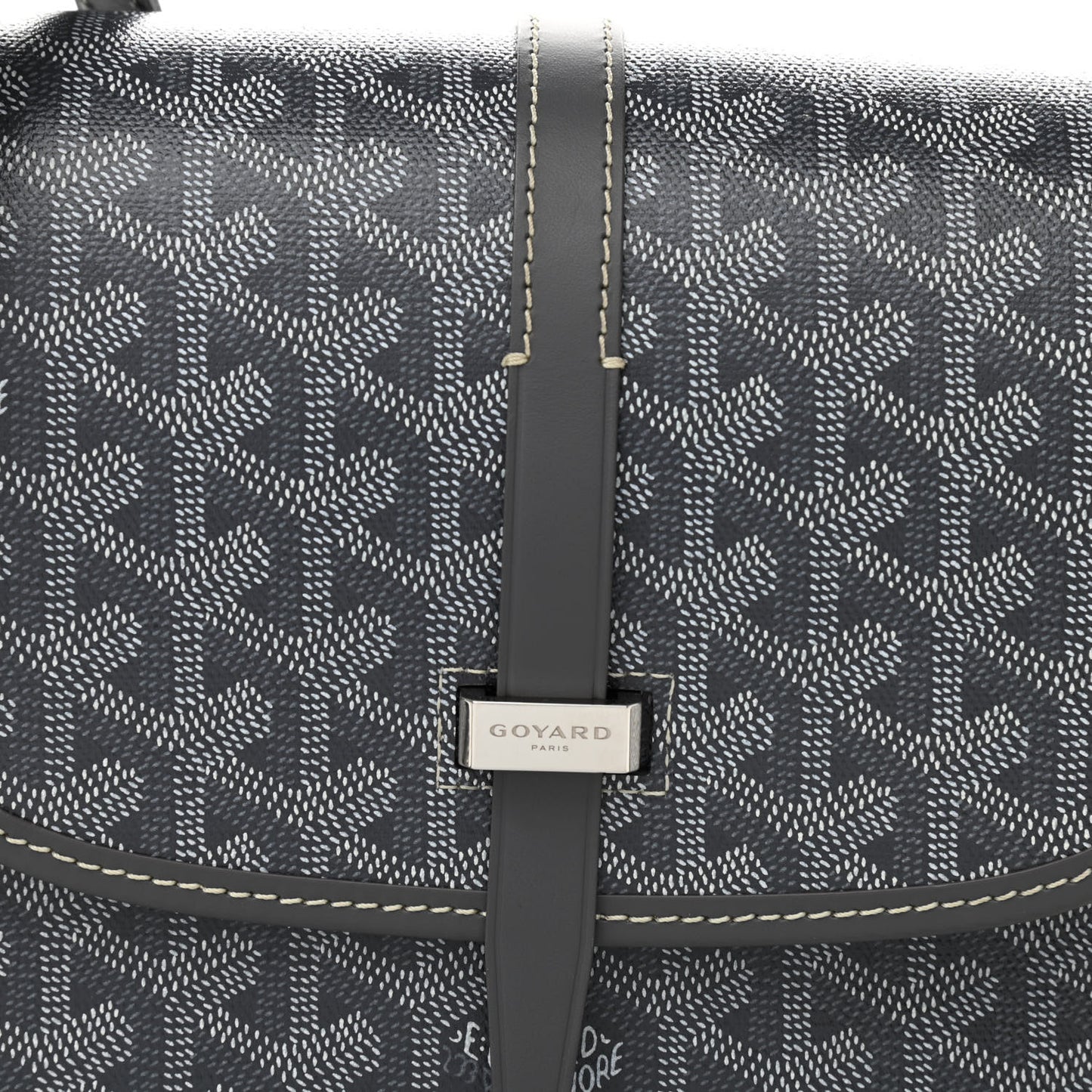 Goyardine Belvedere II PM Messenger Bag Gray