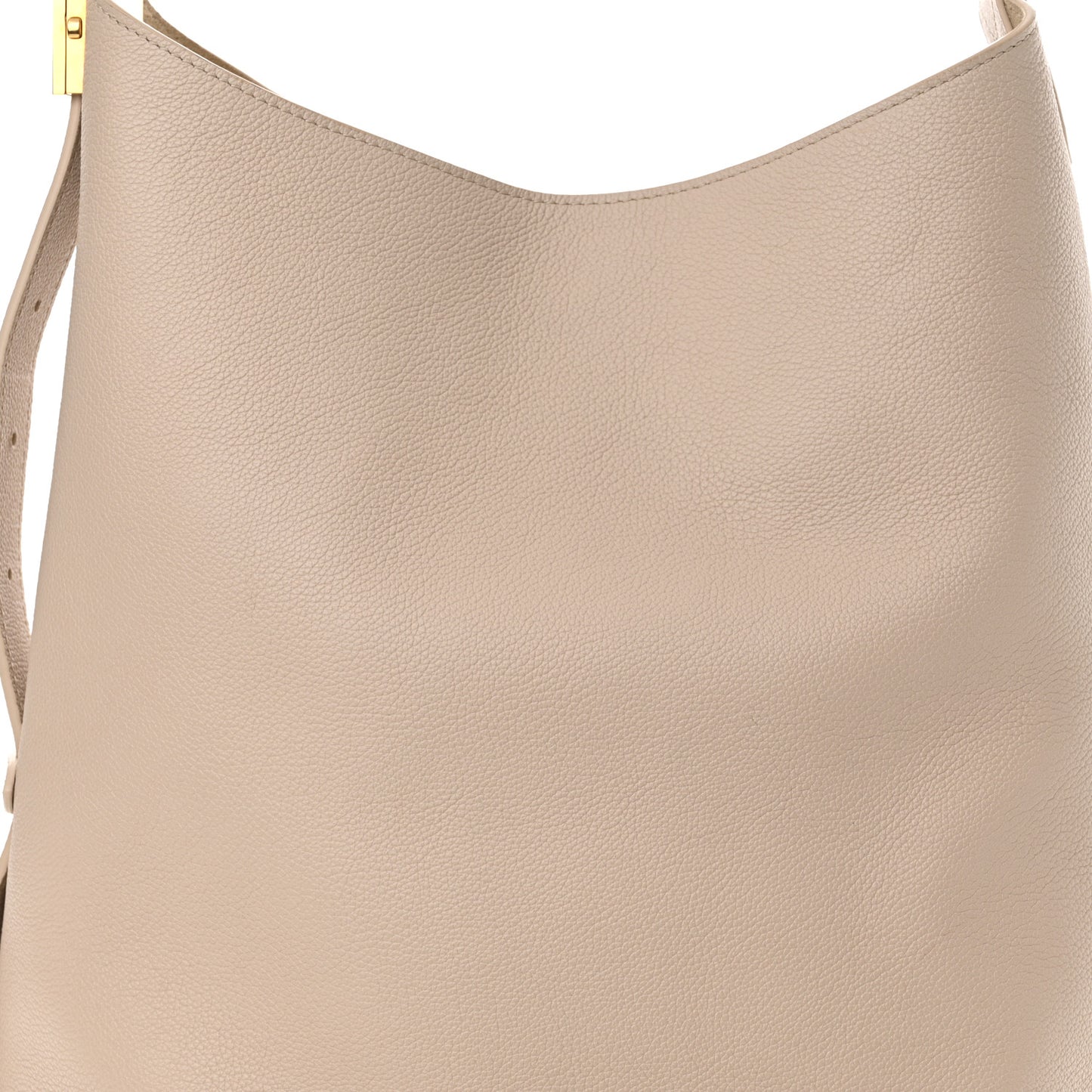 Grained Calfskin Low Key Hobo MM Limestone