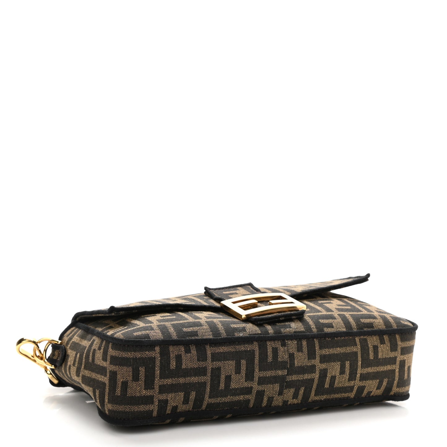 Fabric Jacquard FF 1974 Medium Baguette Tobacco Moro Black