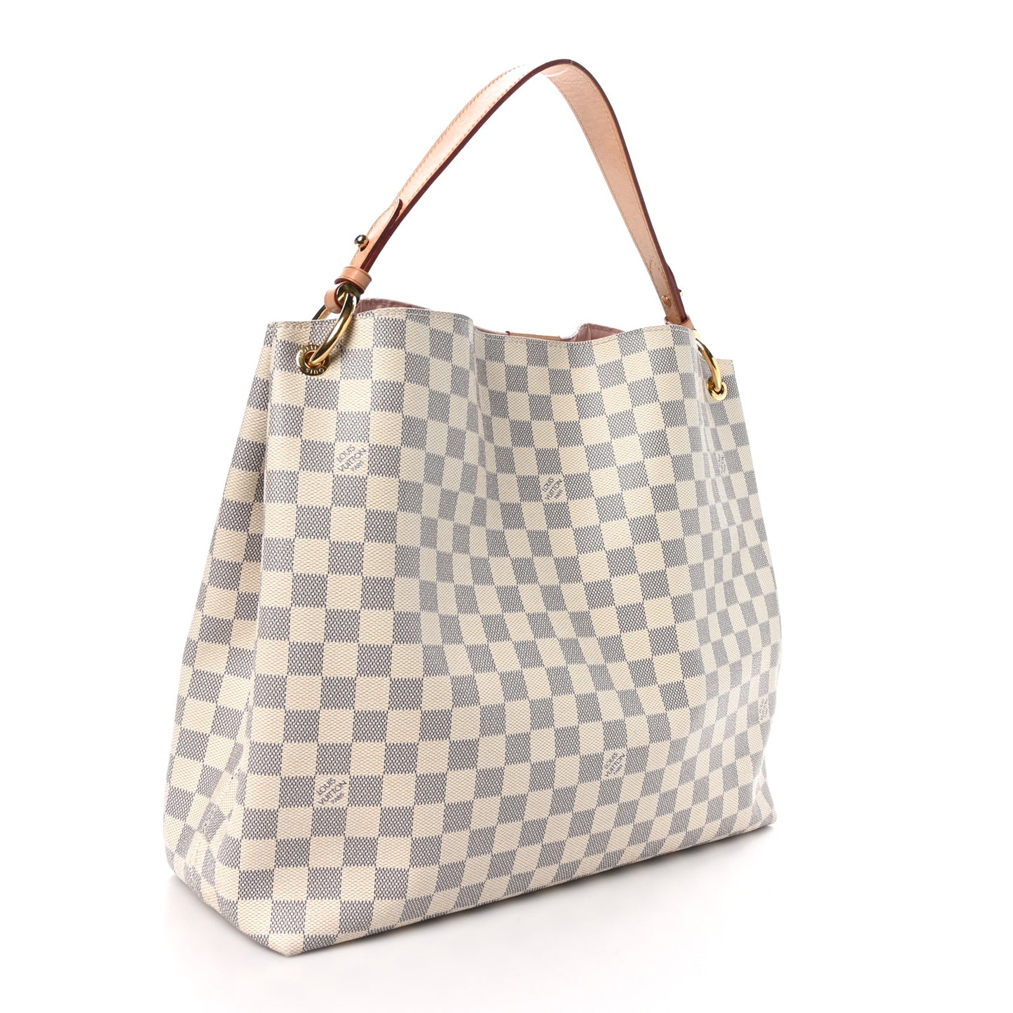 Damier Azur Graceful MM Rose Ballerine
