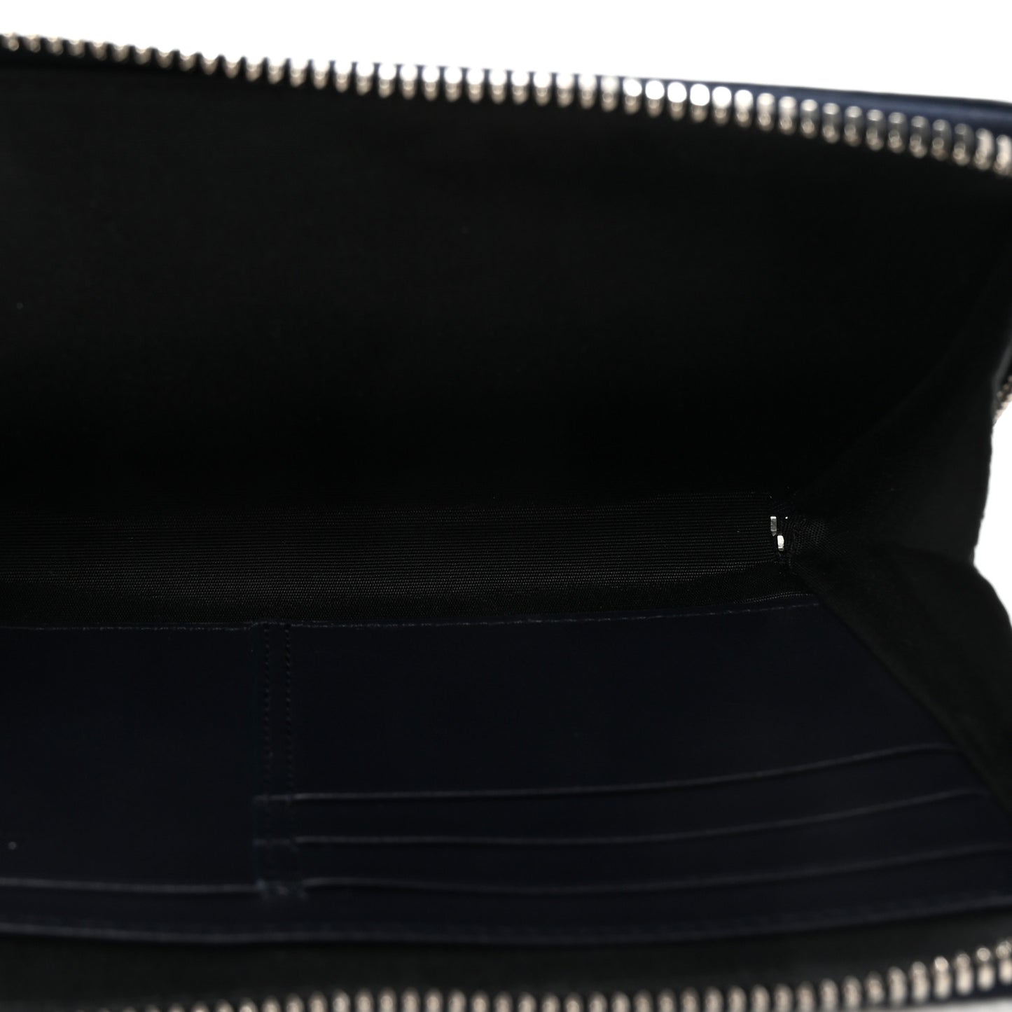 X SHAWN STUSSY Grained Calfskin Double Zip Crossbody Pouch White
