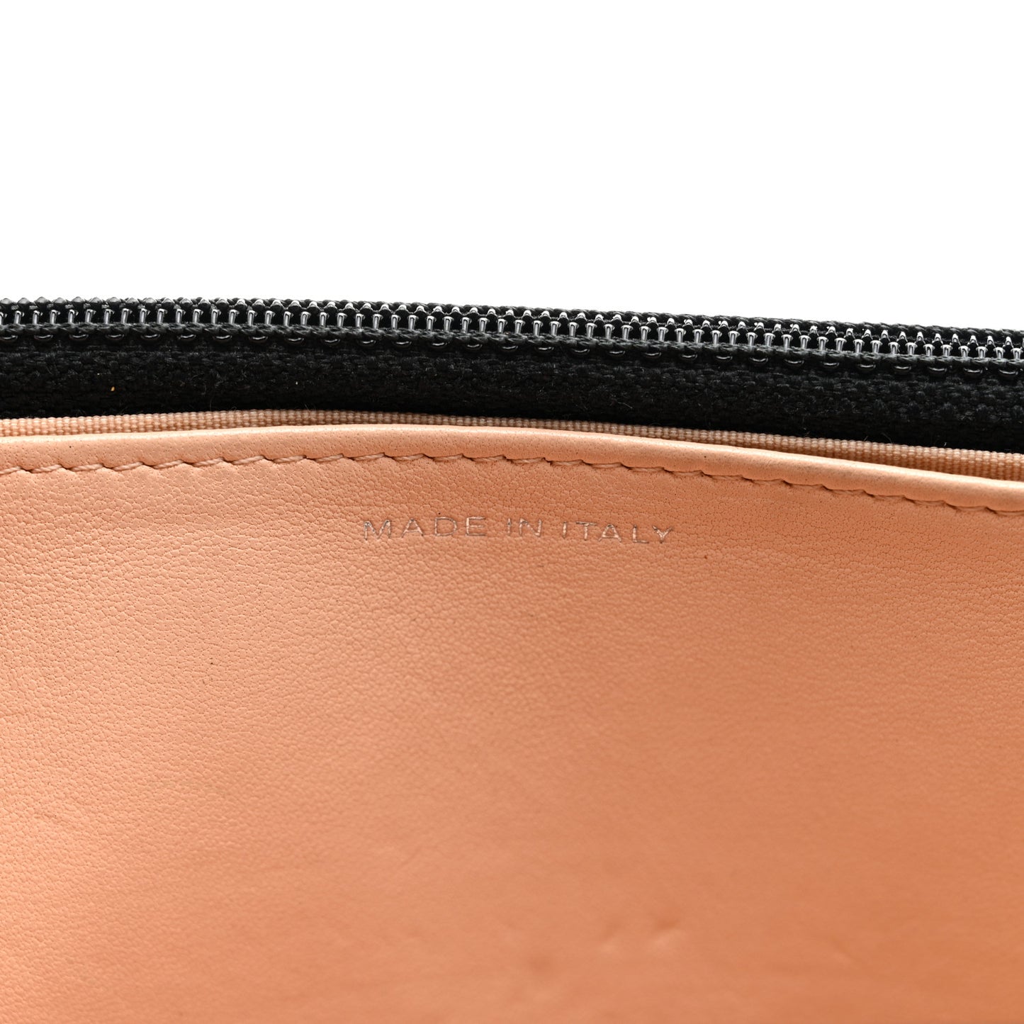 Lambskin Camellia Quilted Wallet On Chain WOC Black