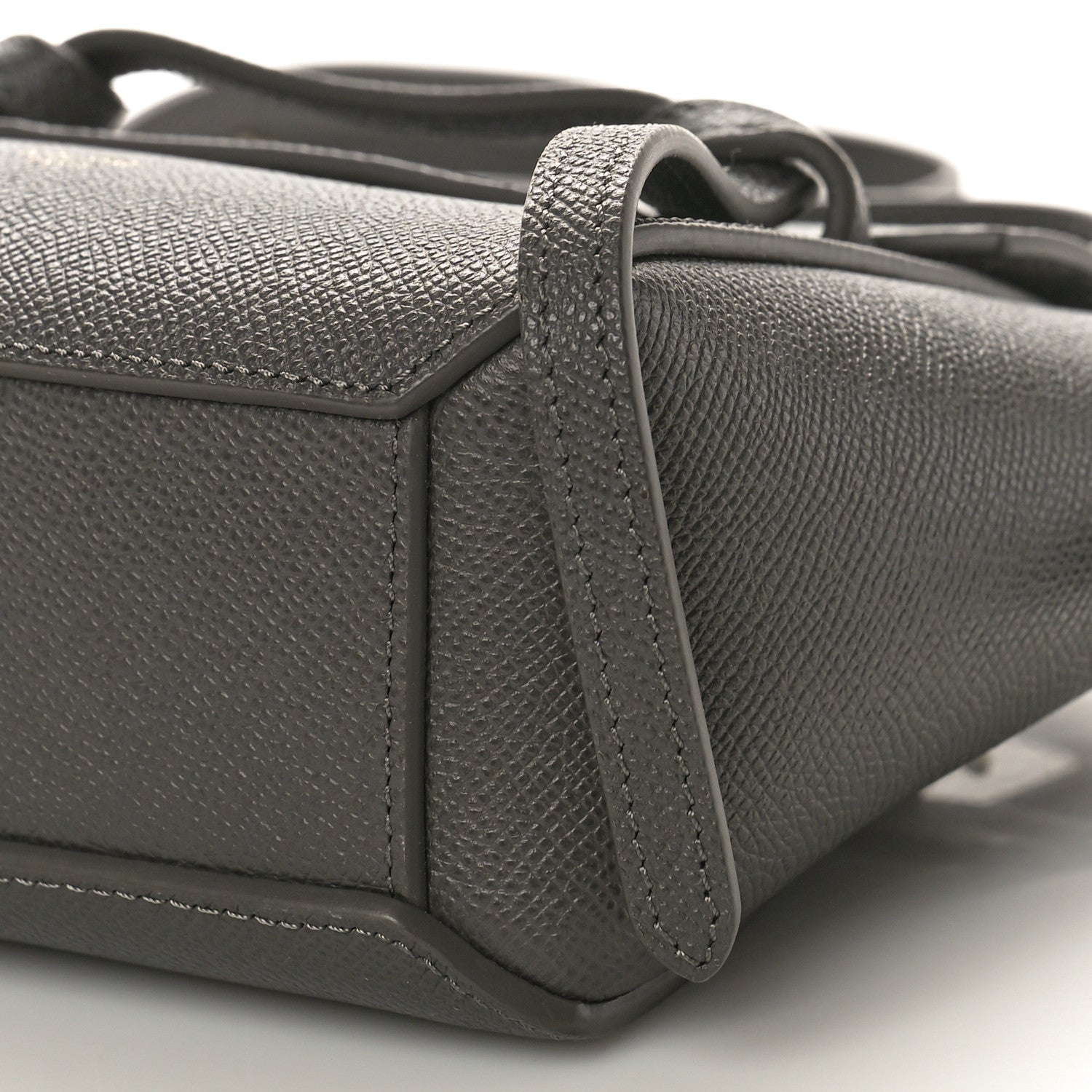 Celine Grained Calfskin Pico Belt Bag Grey 8 of 8