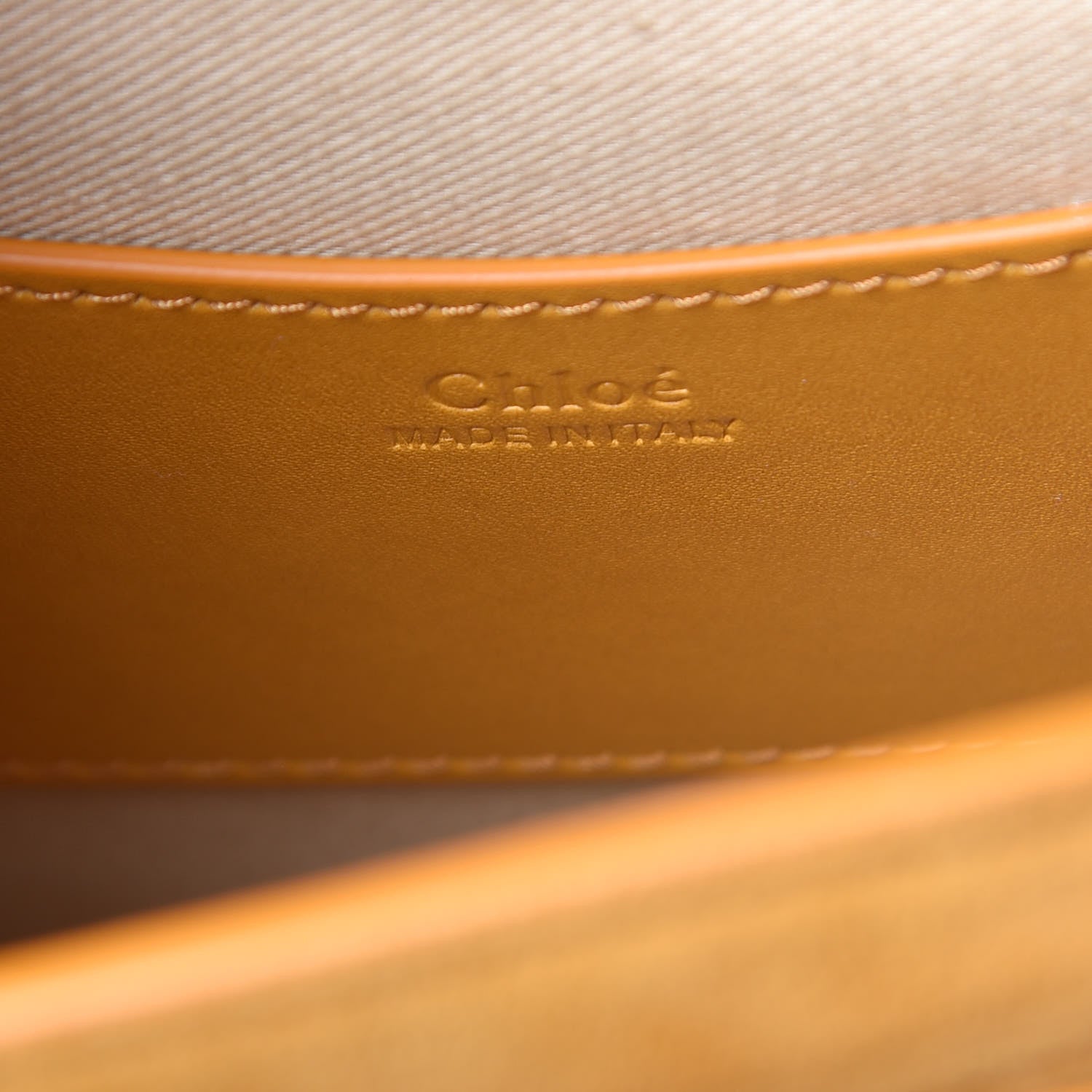 Chloe Calfskin Small Tess Bag Burning Camel 7 of 10