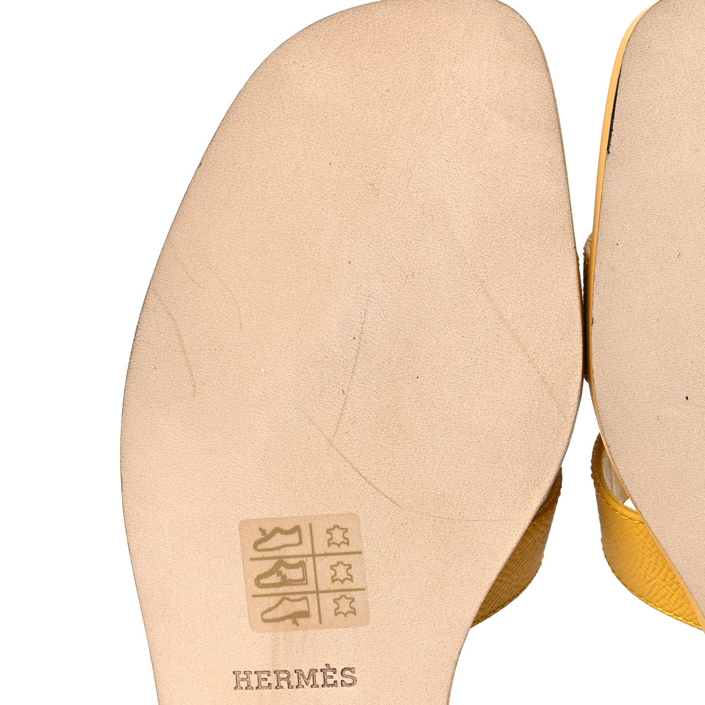 Epsom Oran Sandals 37.5 Jaune Sable