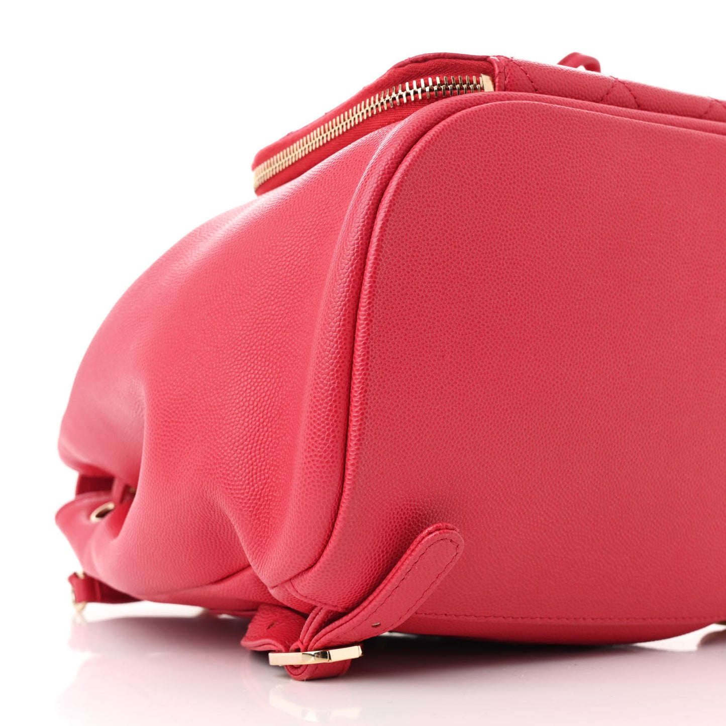 Caviar Quilted Mini Business Affinity Backpack Dark Pink