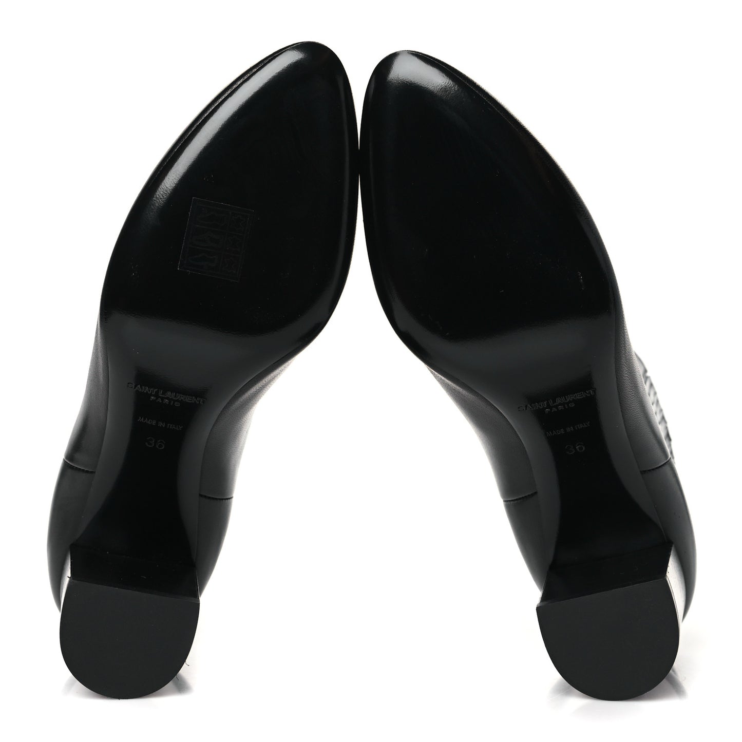 Nappa Lou 75 Ankle Zip Boots 36 Black