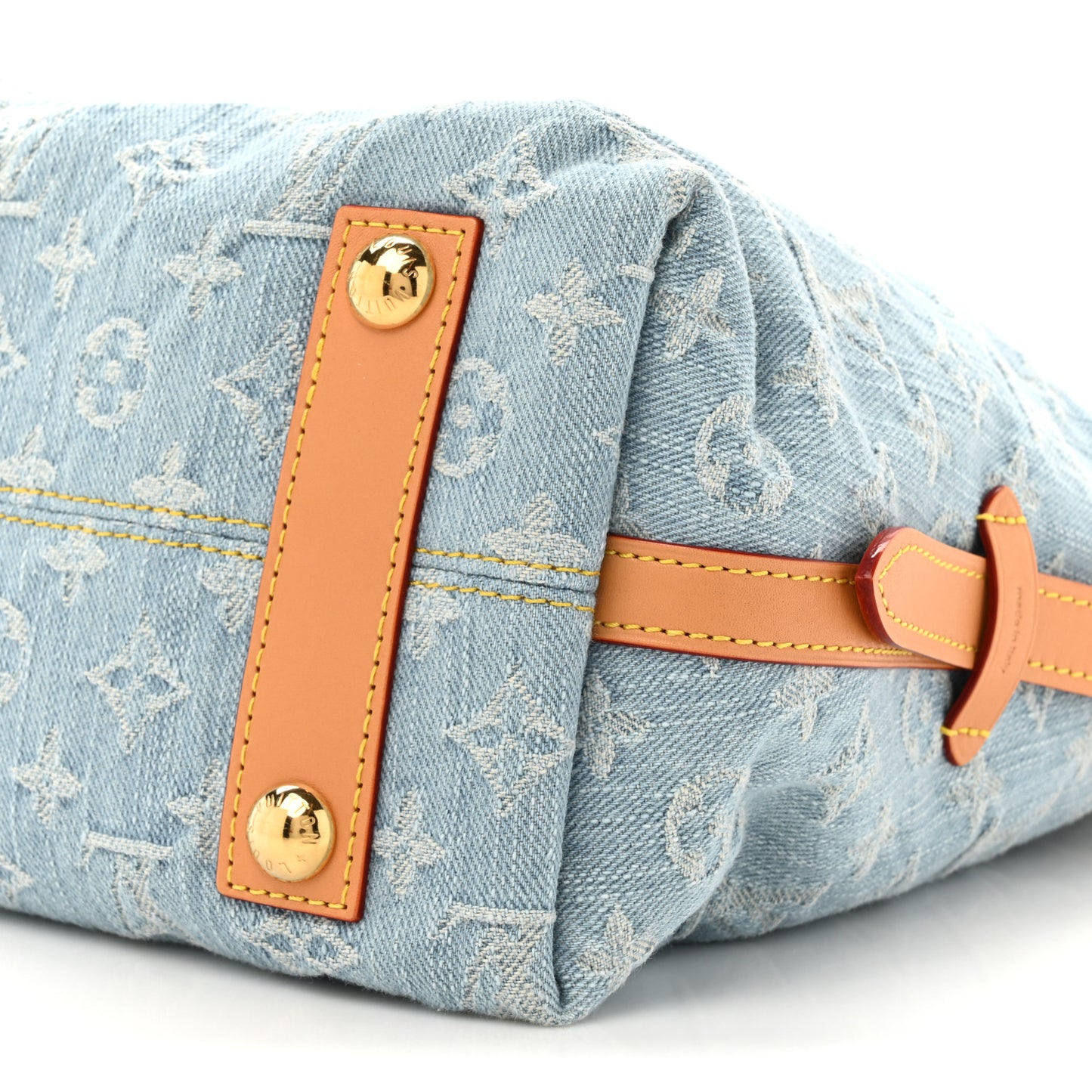Monogram Denim CarryAll PM Sky Blue