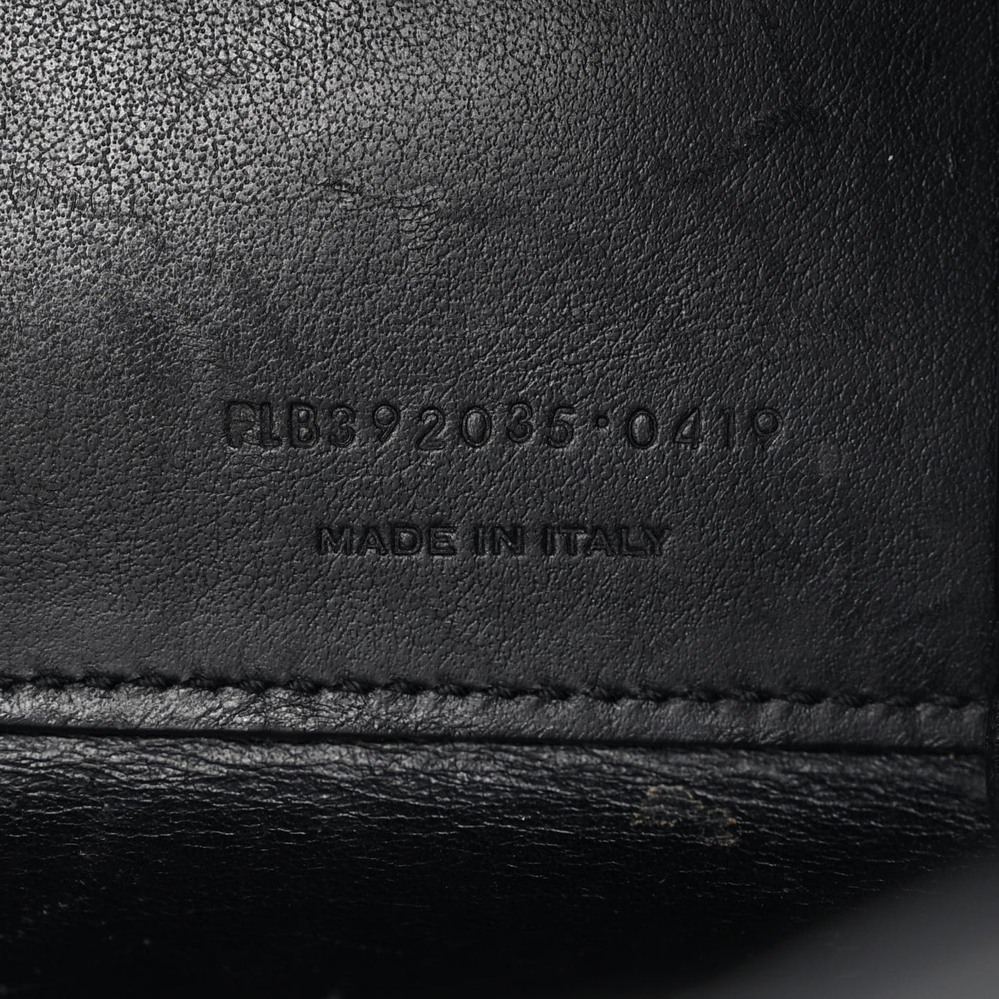 Grained Calfskin Nano Sac De Jour Black