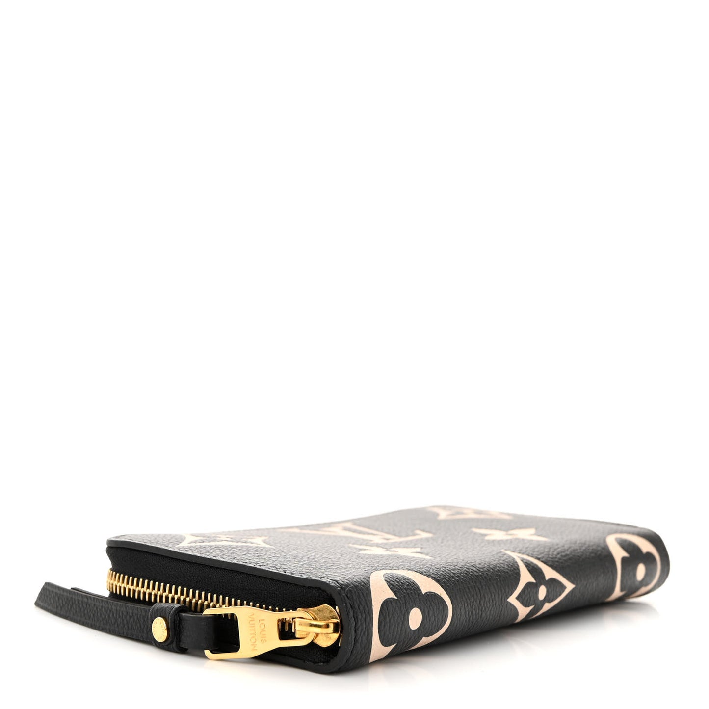 Empreinte Monogram Giant Zippy Wallet Black Beige
