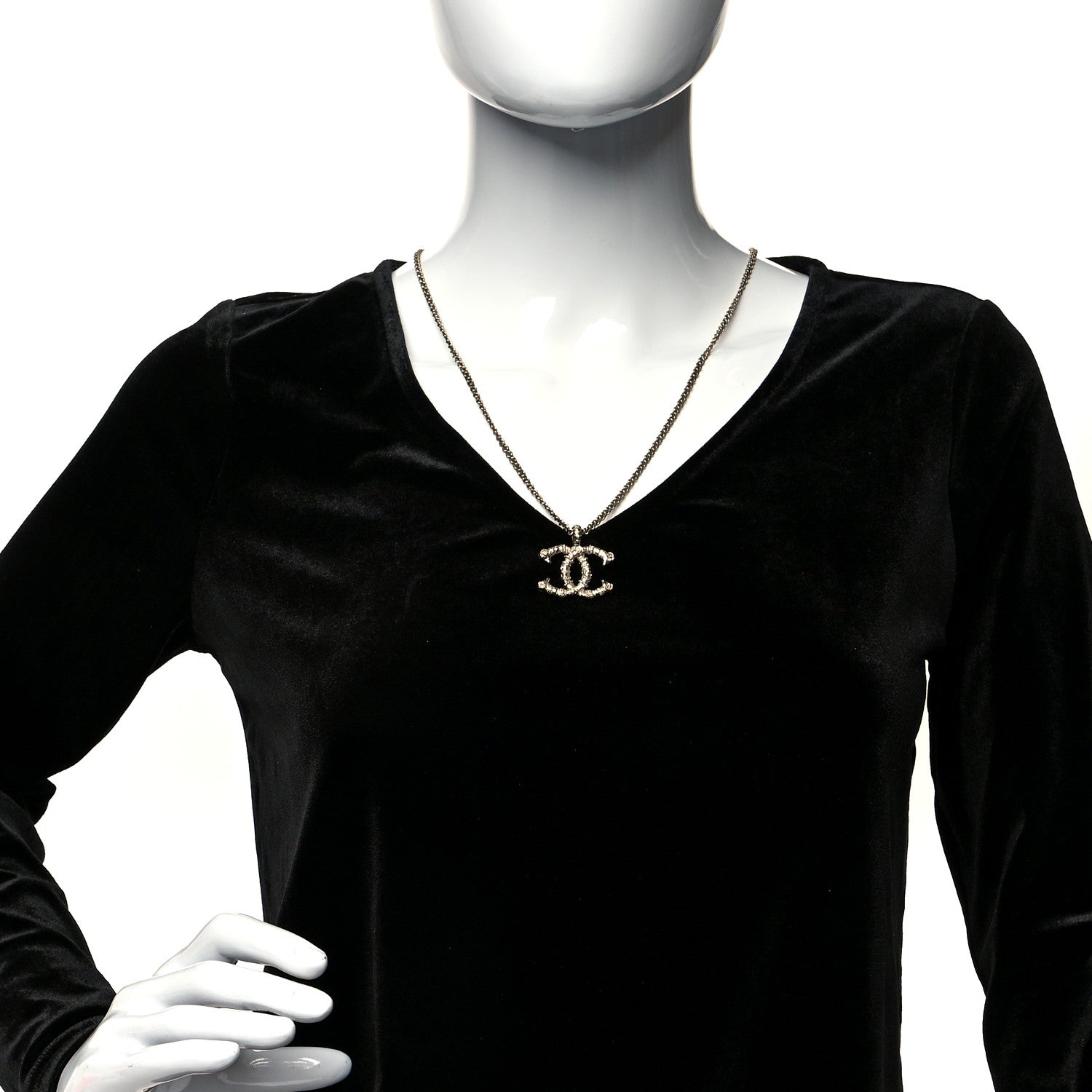 Chanel Chain Sheep CC Necklace Gold 2 of 5