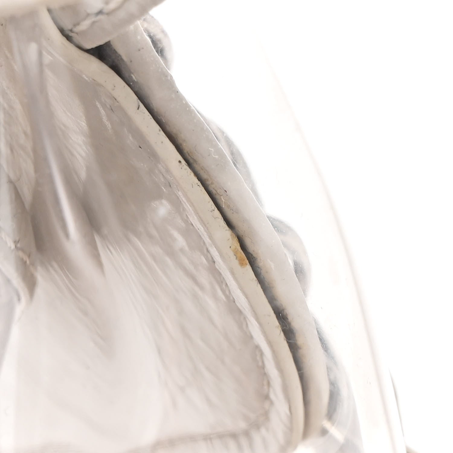 Chanel Crumpled Calfskin PVC Quilted Backpack White 12 of 15