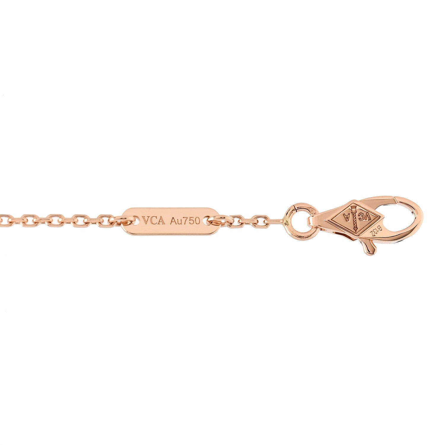 Van Cleef & Arpels 18K Rose Gold Ruby Mini Frivole Bracelet 3 of 5