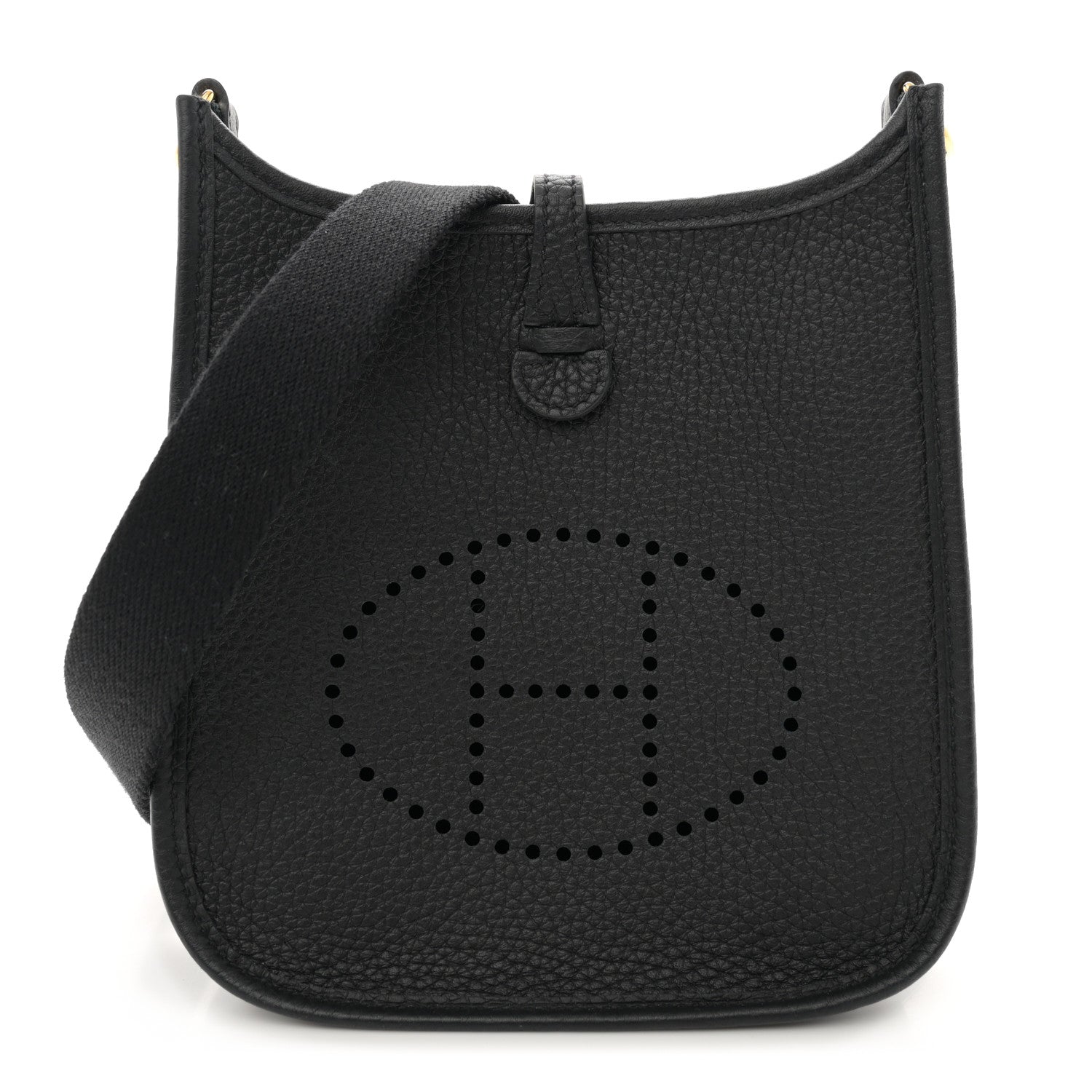 Hermes Taurillon Clemence Evelyne TPM Black 1 of 10