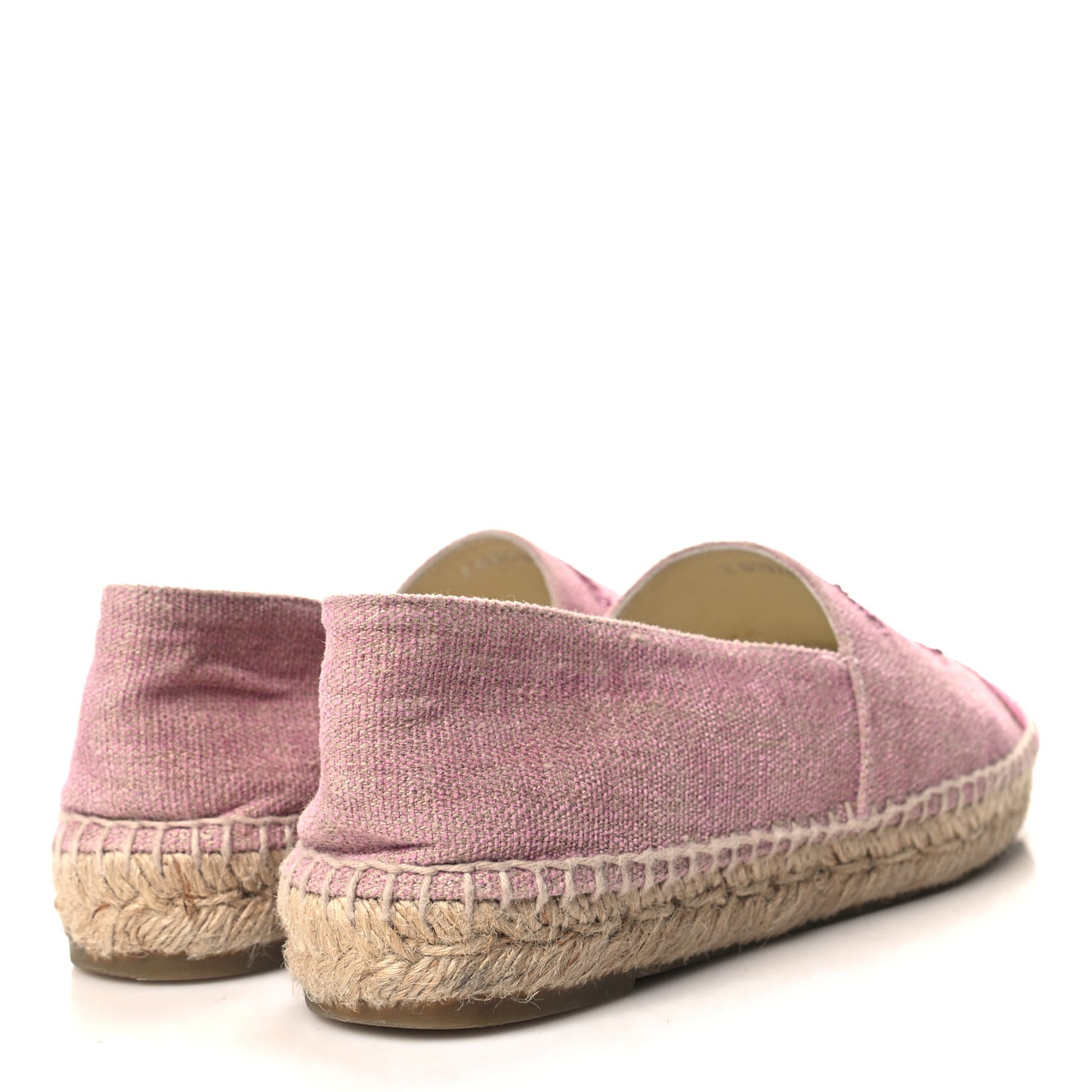Toile Sequin CC Espadrilles 39 Pink Dark Pink