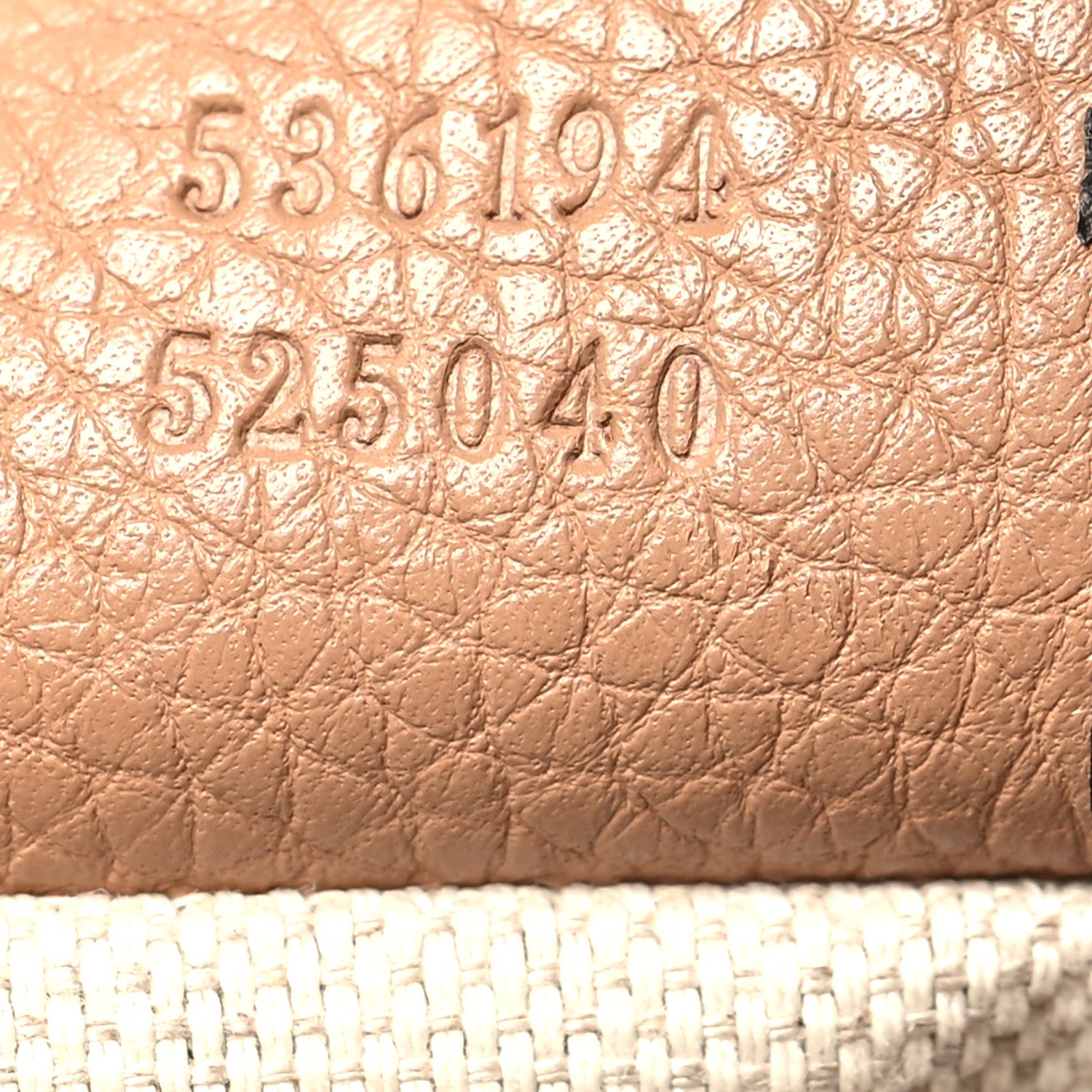 Gucci Pebbled Calfskin Large Soho Hobo Camelia 7 of 13