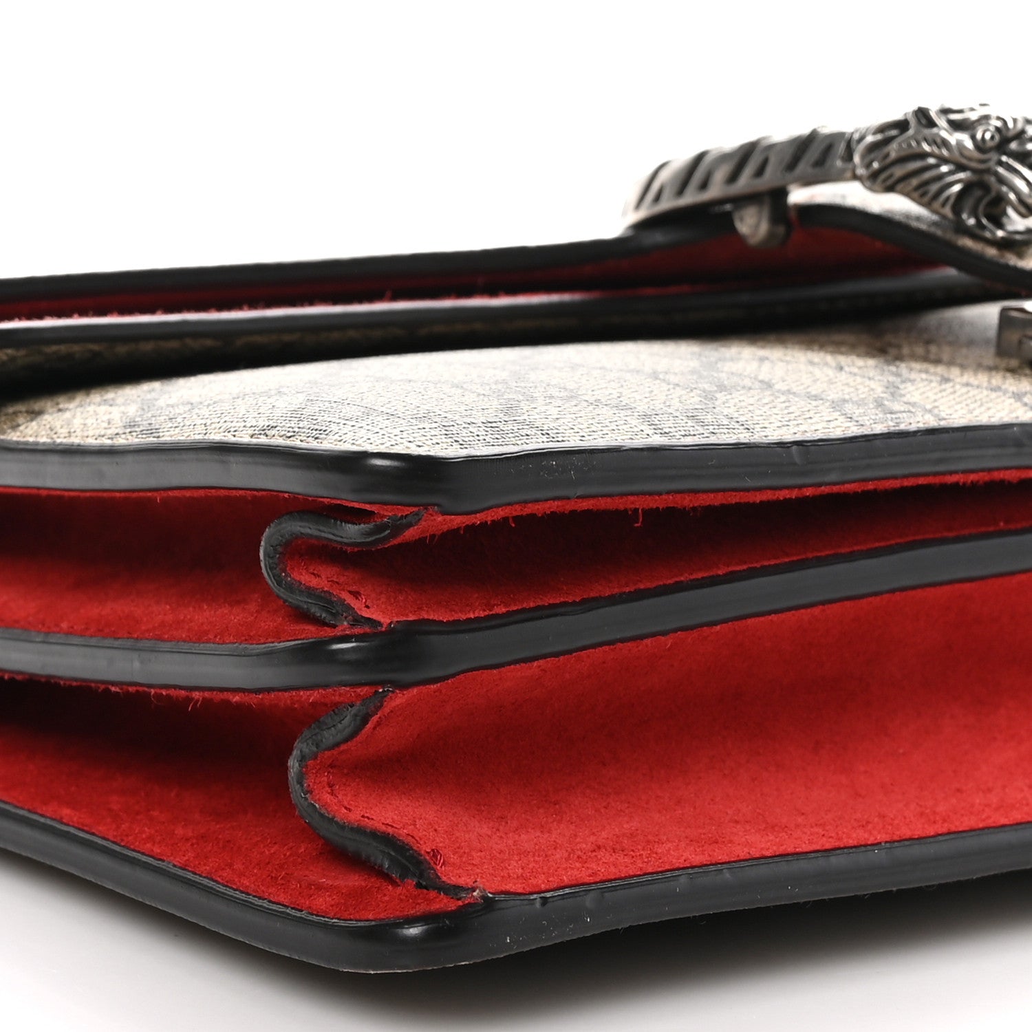 Gucci GG Supreme Monogram Small Dionysus Shoulder Bag Red 9 of 11