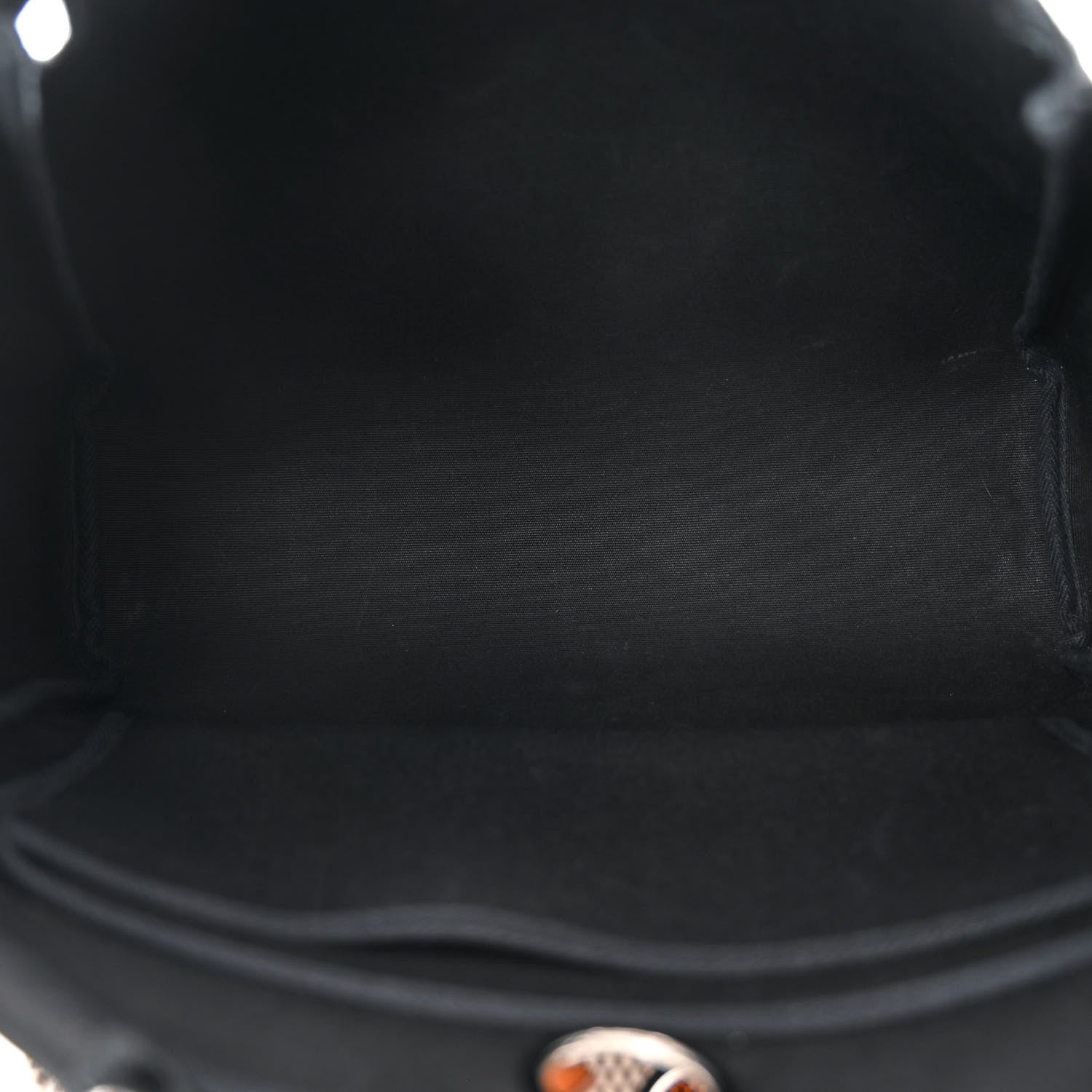 Hermes Toile Vache Calfskin Herbag 30 PM Black Natural 7 of 12