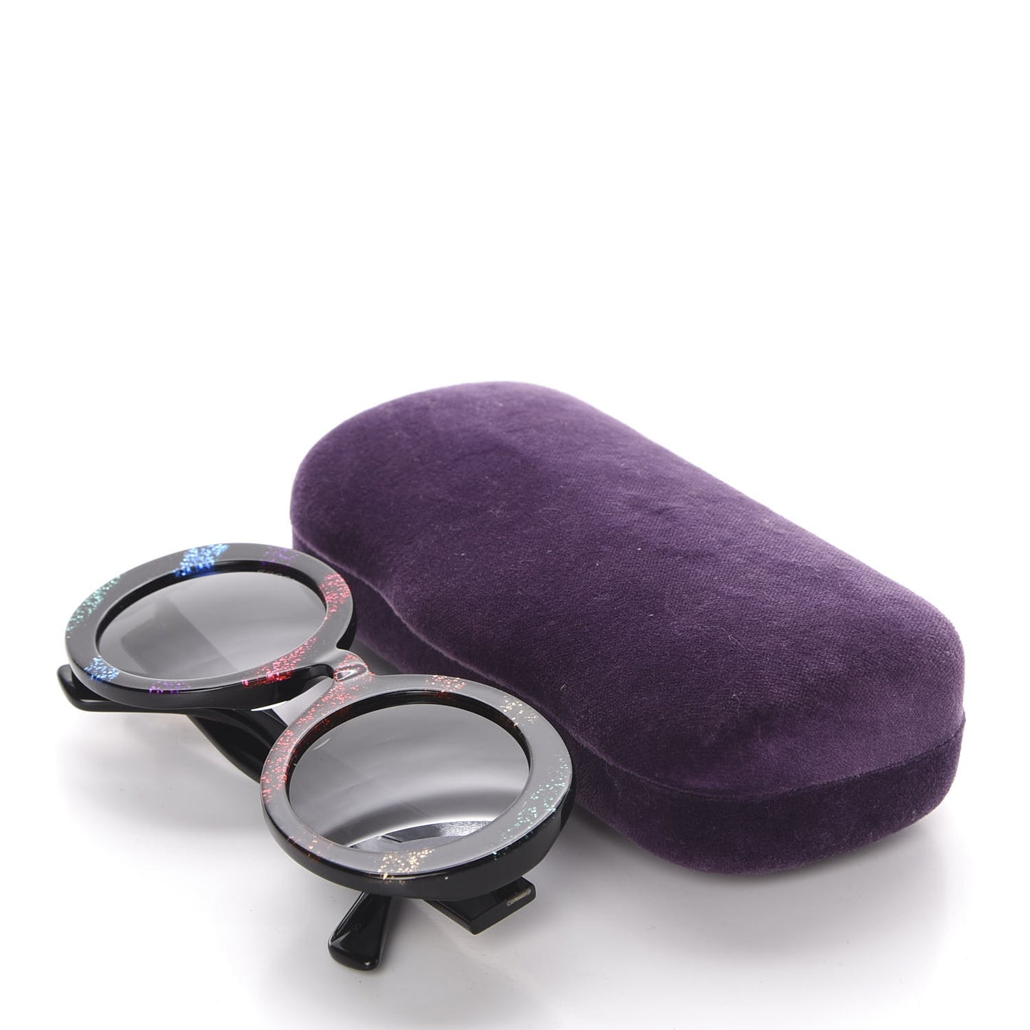 Acetate Round Glitter GG0319S Sunglasses Rainbow