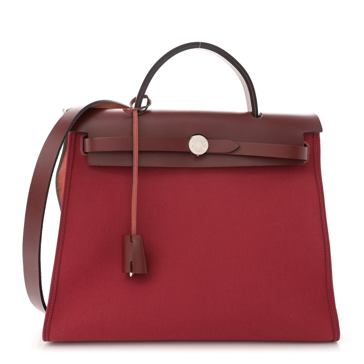 Vache Hunter Toile Herbag Zip 31 PM Rouge Grenat Rouge H