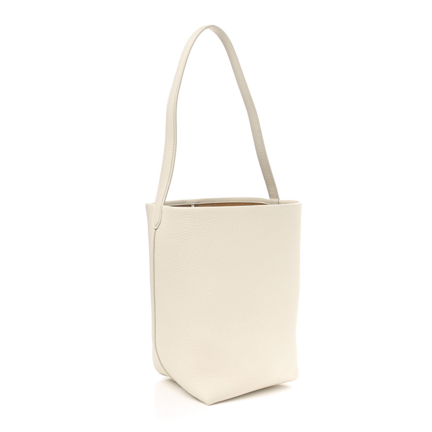 The Row Grained Calfskin Medium N/S Park Tote Ivory 2 of 10