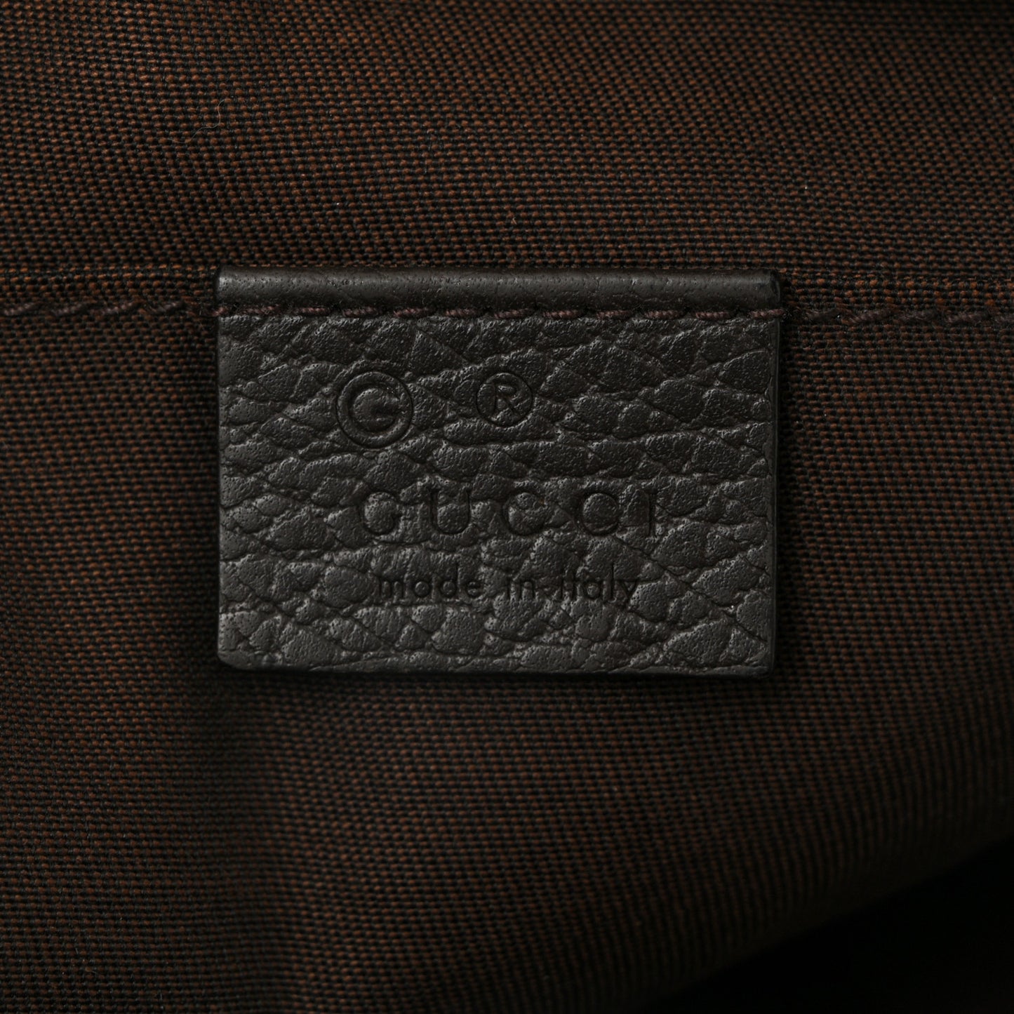 Monogram Belt Bag Dark Brown