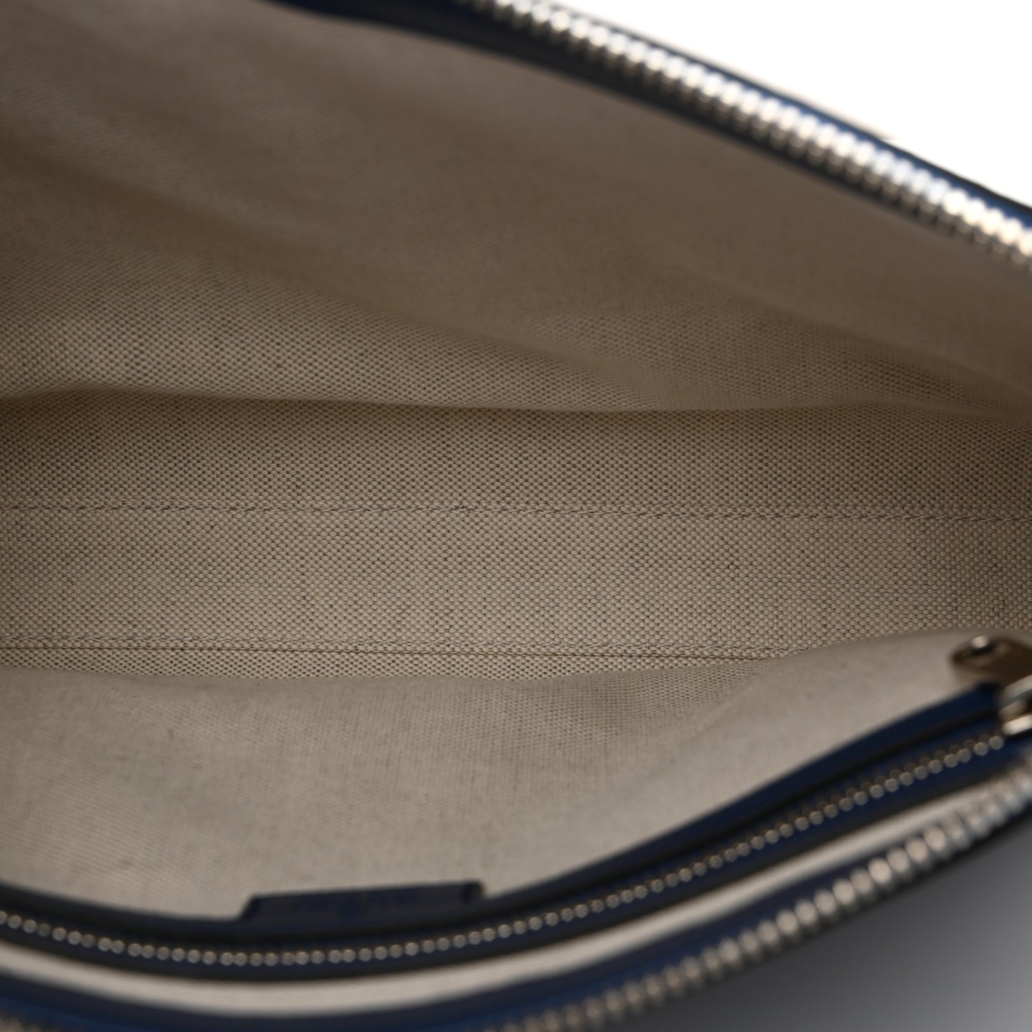Calfskin GG Tennis Embossed Medium Wristlet Messenger Bag Intense Metal Blue