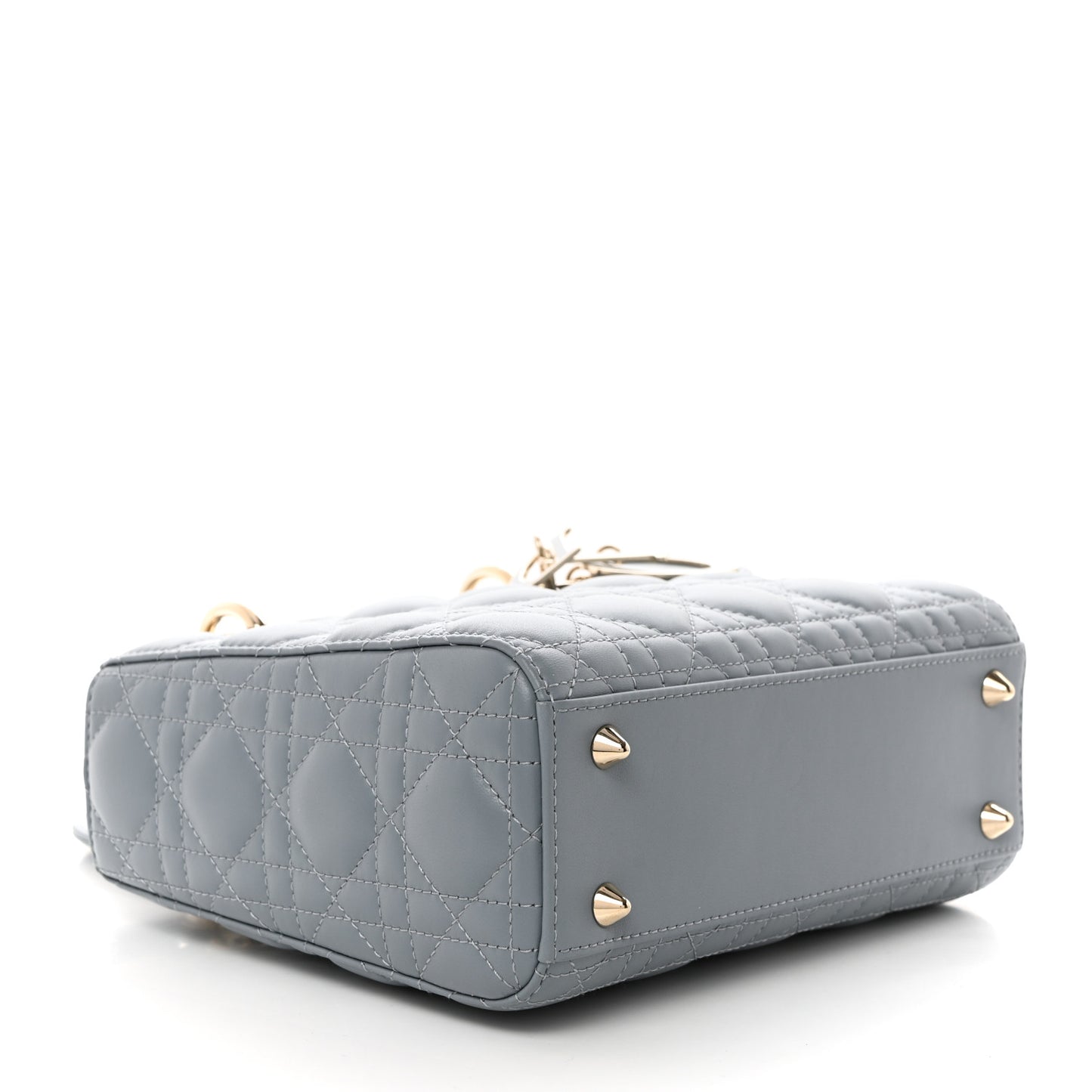 Lambskin Cannage Small My ABCDior Lady Dior Cloud Blue