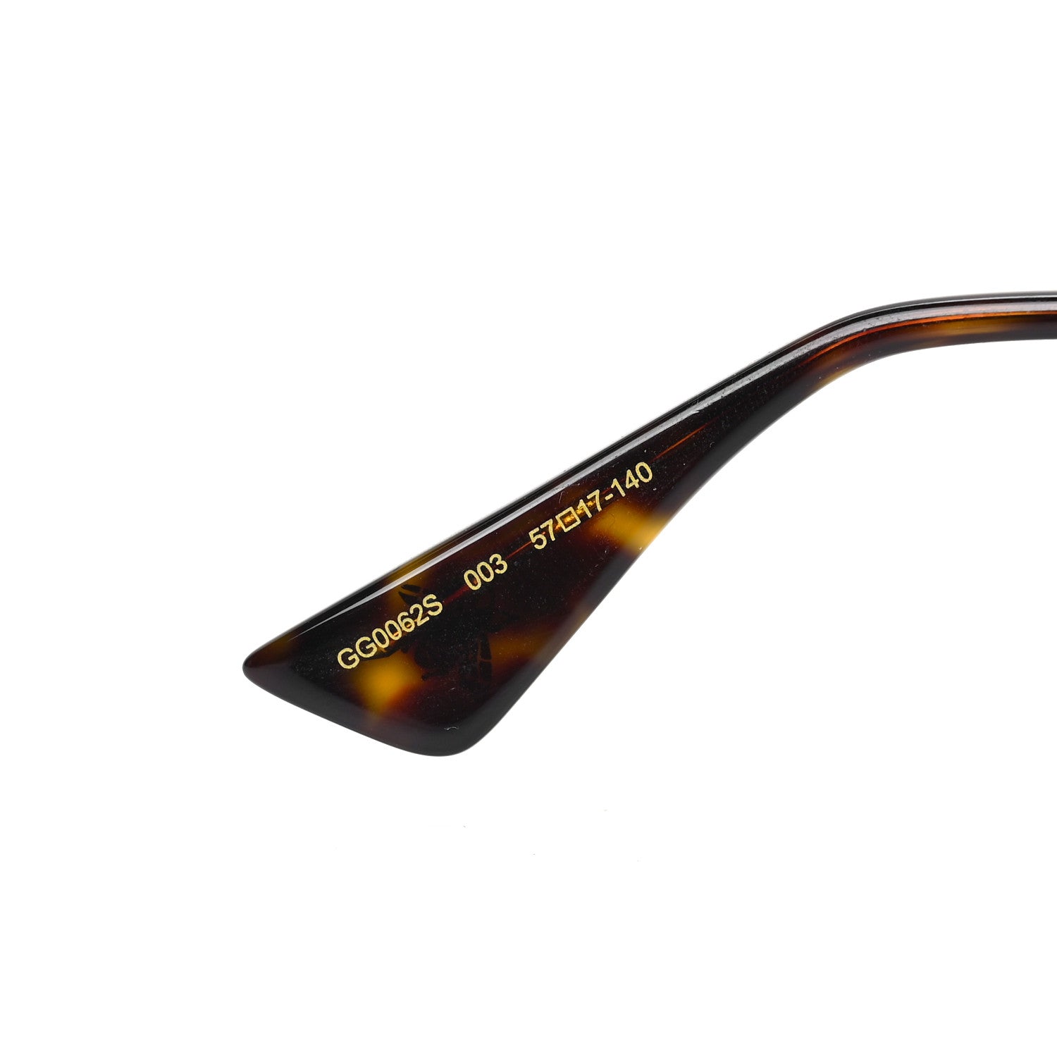 Gucci Metal Web Aviator Sunglasses GG0062S Green Red 6 of 7