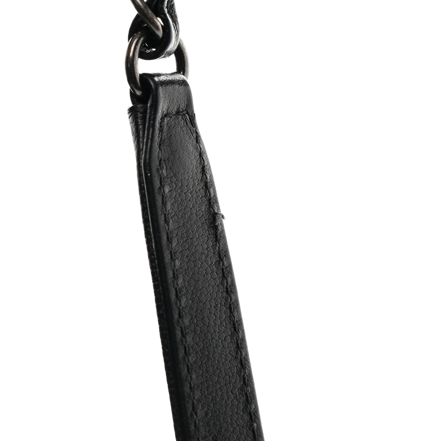 Caviar Quilted Small Coco Handle Flap Black