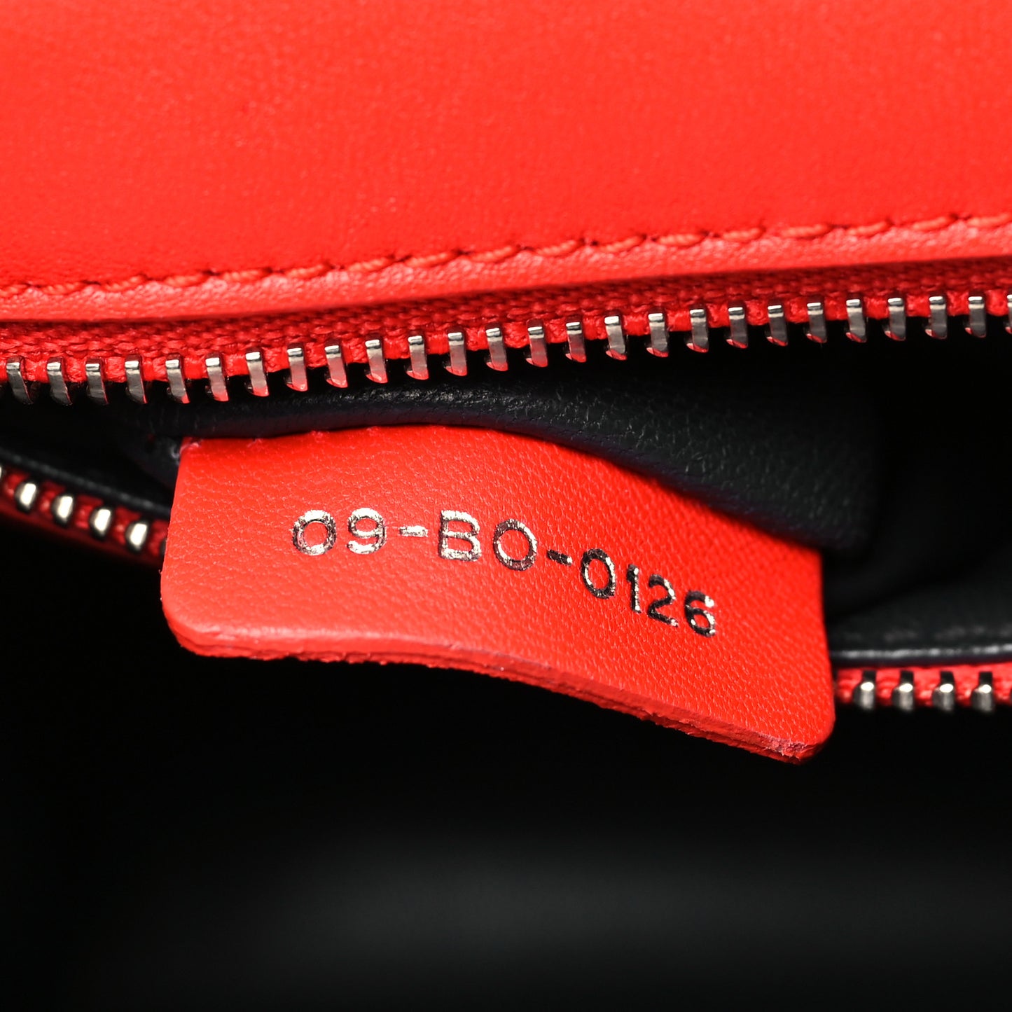 Patent Micro-Cannage Medium Diorama Flap Bag Red