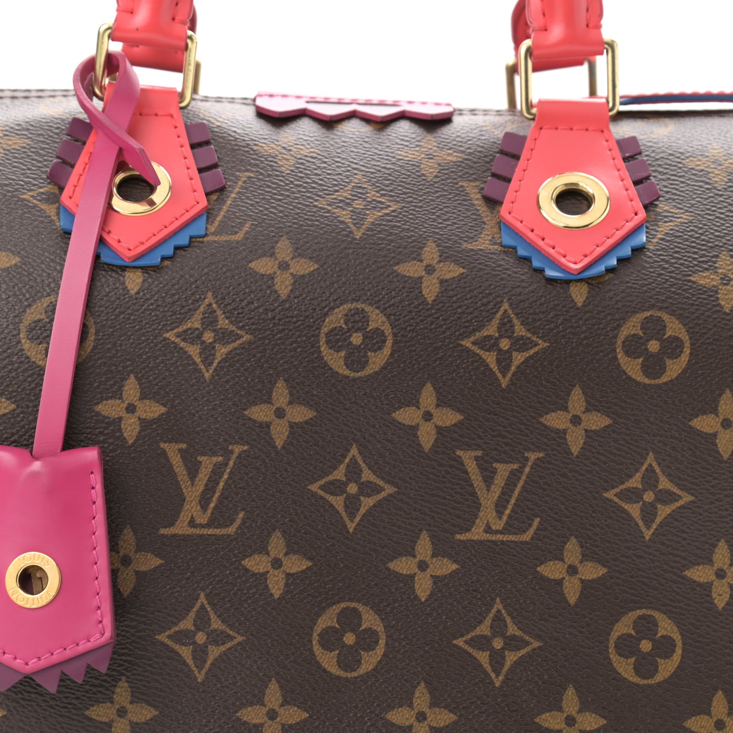 Monogram Totem Speedy 30 Flamingo