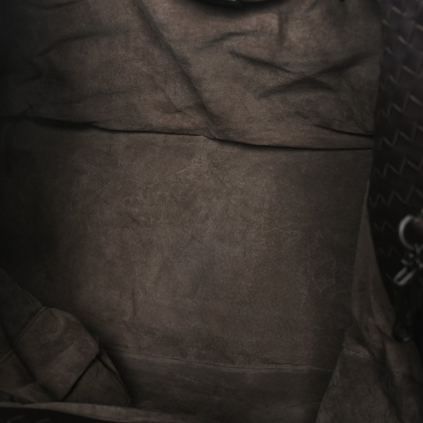 Nappa Intrecciato Large Seamless Tote Ebano