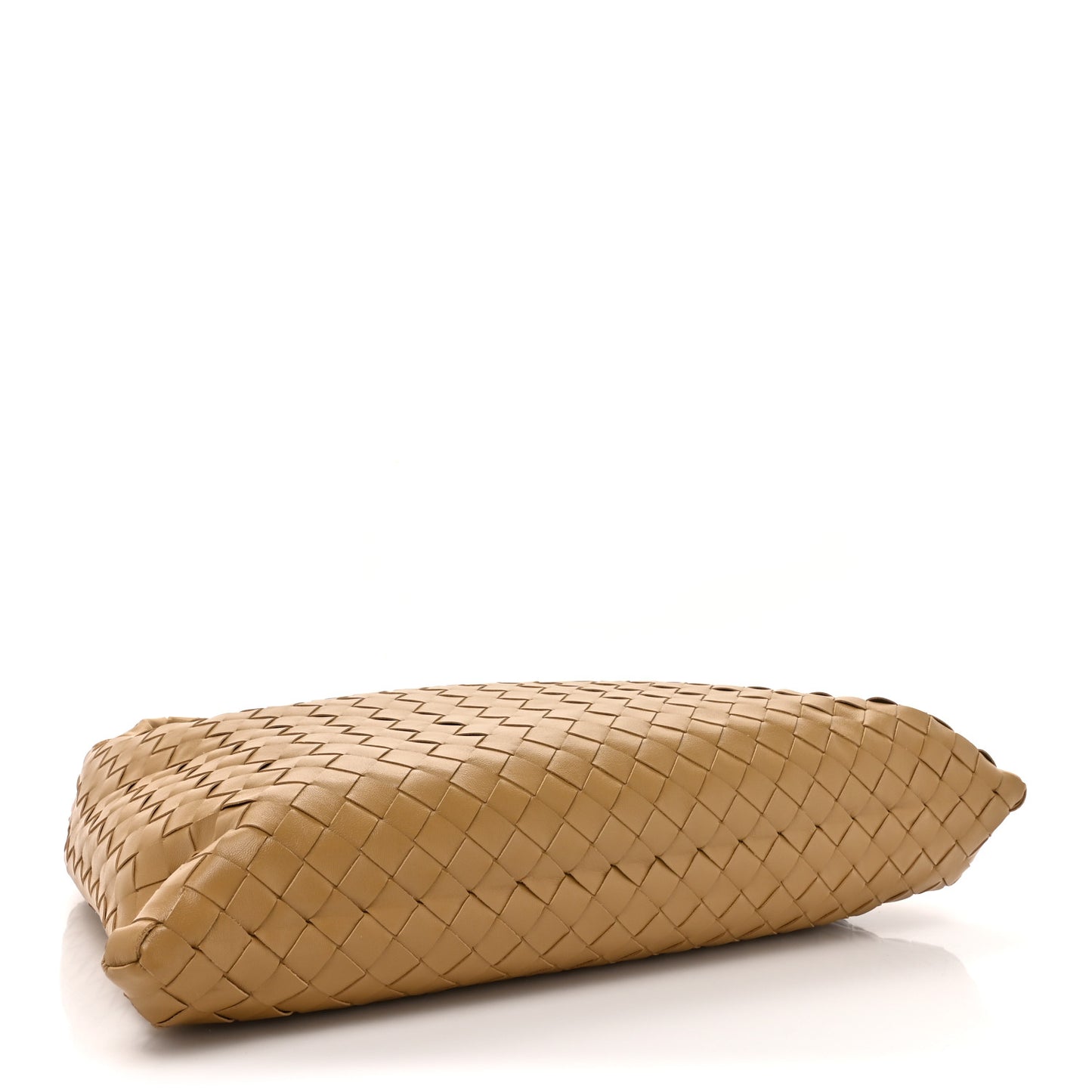Calfskin Intrecciato Small Hop Dark Praline