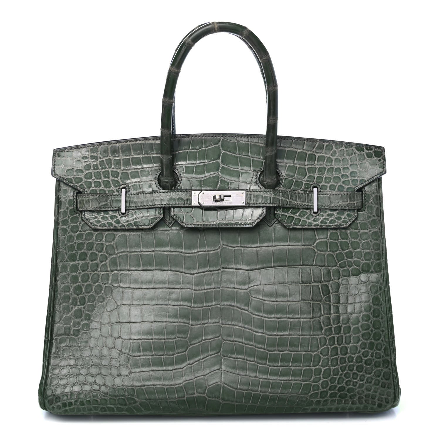 Hermes Matte Porosus Crocodile Birkin 35 1 of 35