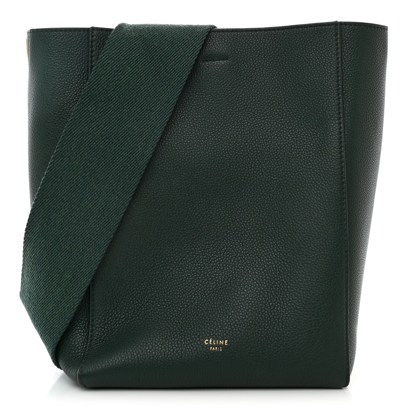 Soft Grained Calfskin Small Sangle Bucket Bag Amazone